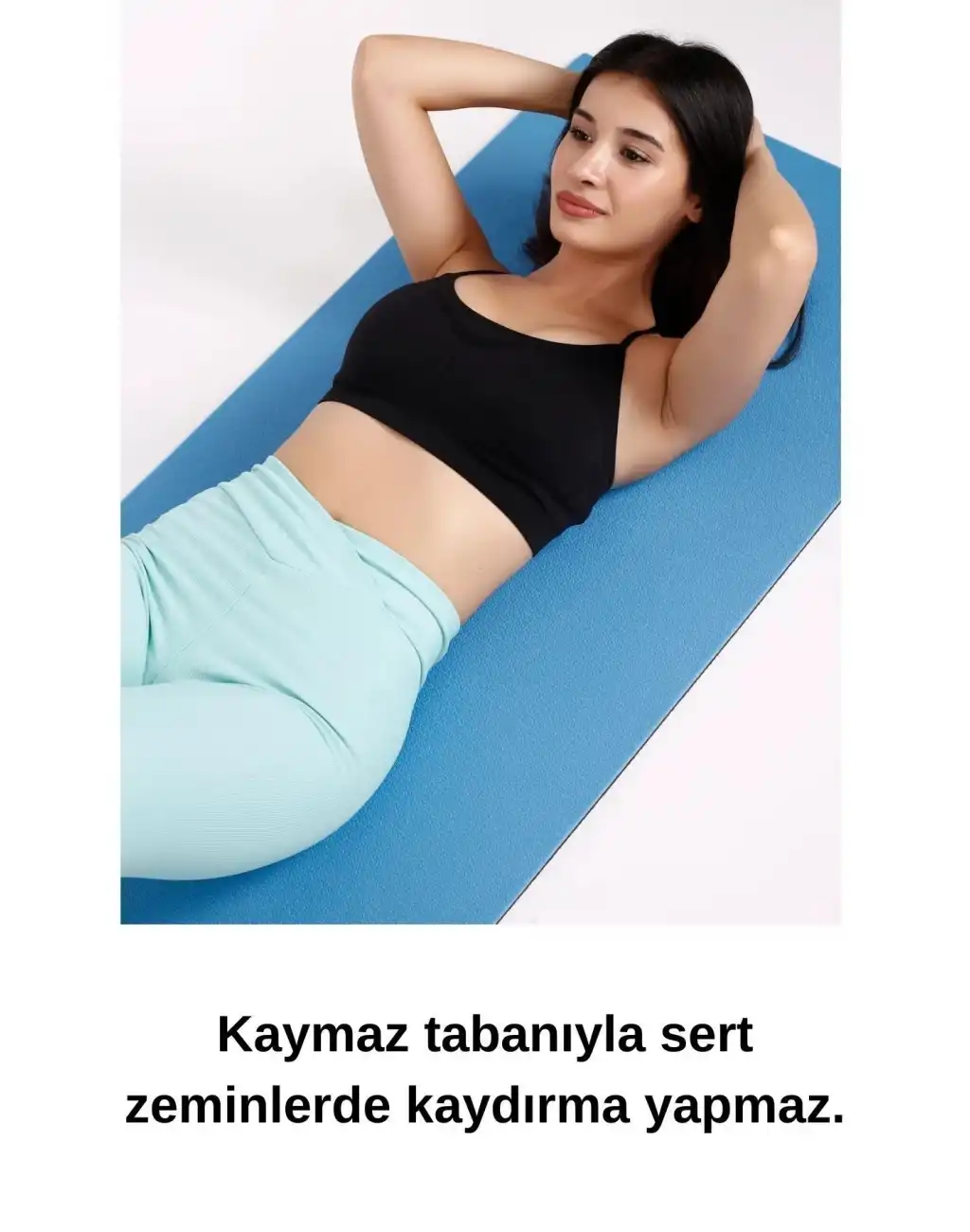 Ultra Konforlu Taşınabilir Askılı ve Kalın Çift Taraflı Destekleyici Meditasyon Pilates Yoga Matı