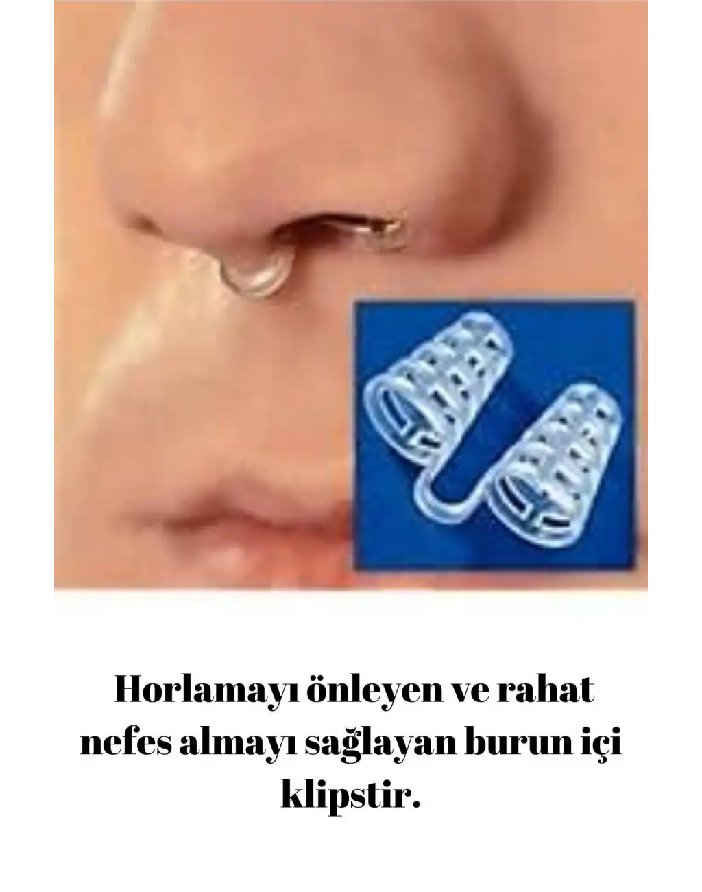Premium Kesintisiz Uyku Nefes Alıp Vermede Kolaylık Horlama Azaltıcı Burun Delik Aparatı 4 Adet