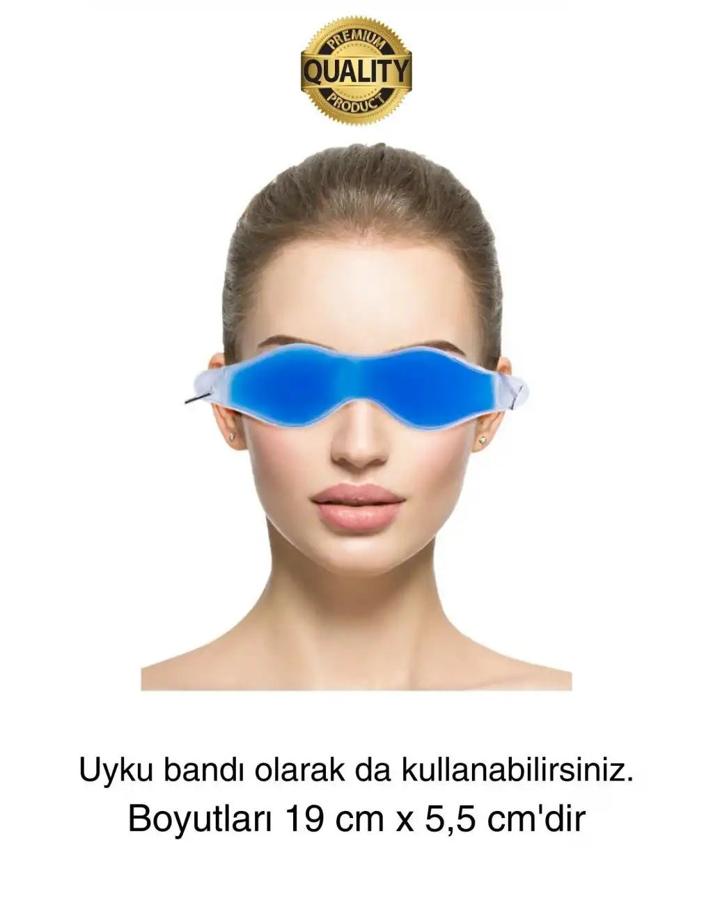 Göz Bandı Buz Jeli Yüz Termojel Maskesi Gözaltı Torbası Şişlik Giderici Soğuk Kompres Rahat Uyku