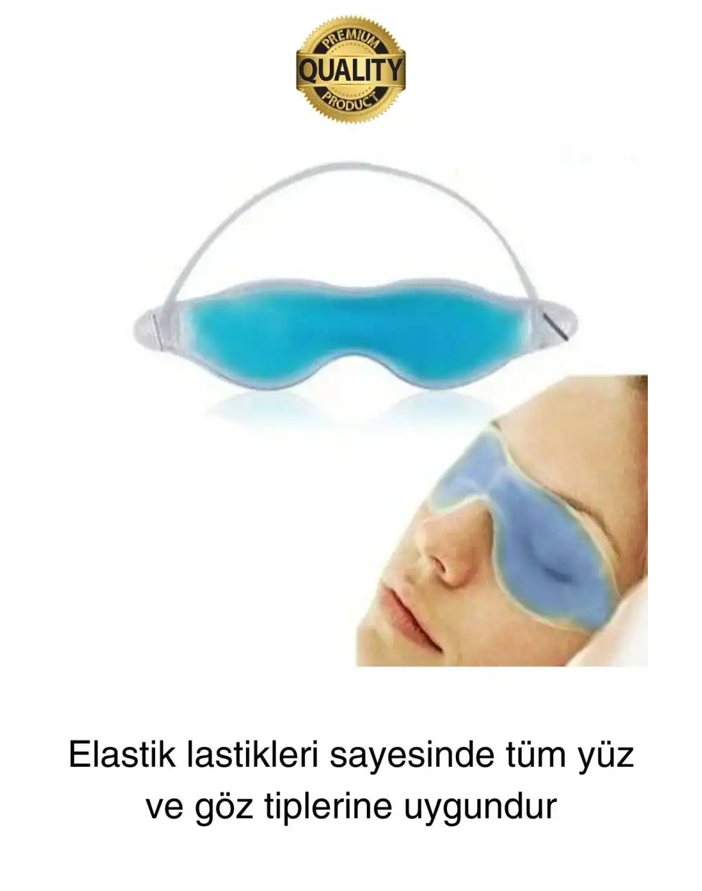 Göz Bandı Buz Jeli Yüz Termojel Maskesi Gözaltı Torbası Şişlik Giderici Soğuk Kompres Rahat Uyku