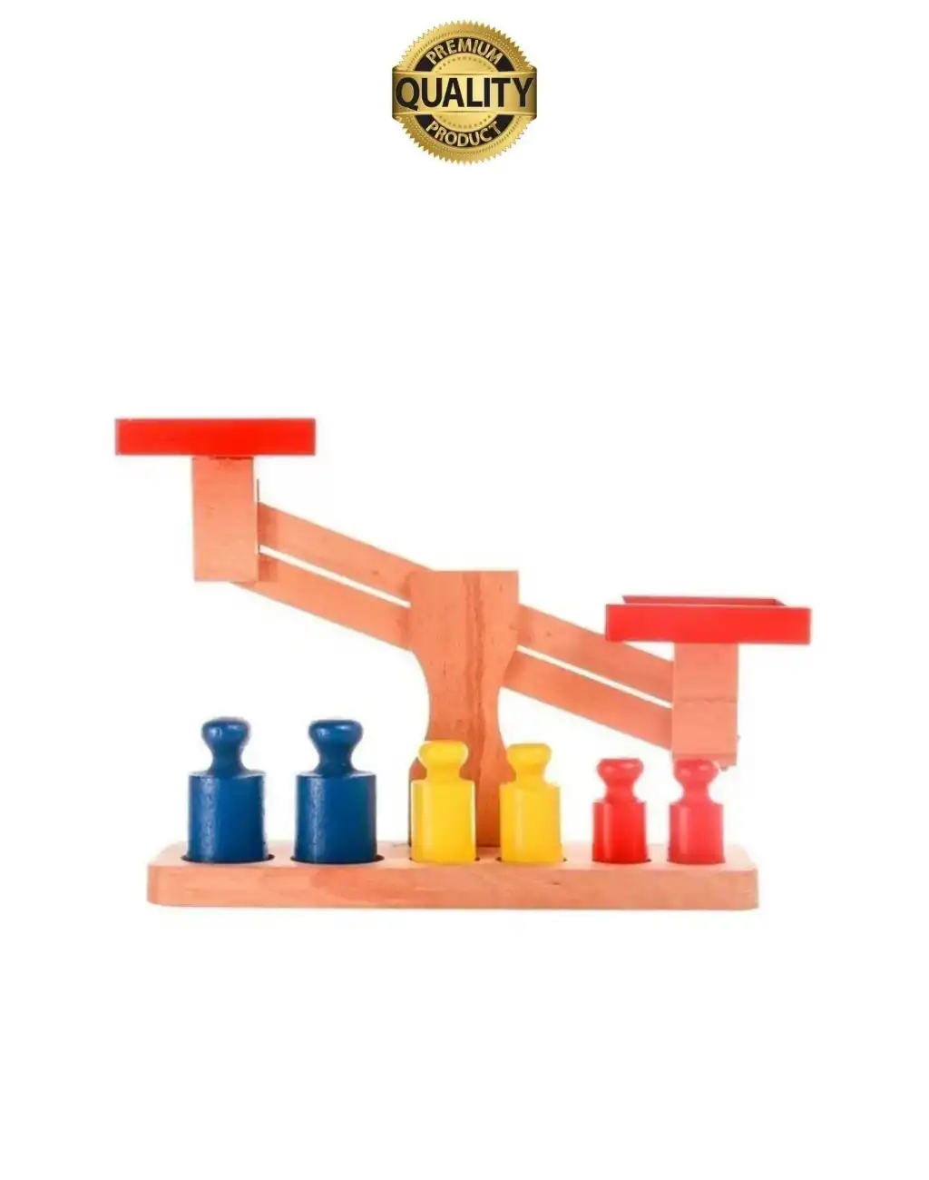 Premium Ahşap Eğitici Öğretici Motor Beceri ve Zeka Geliştiren Çocuk Oyunu Oyuncak Seti Terazi