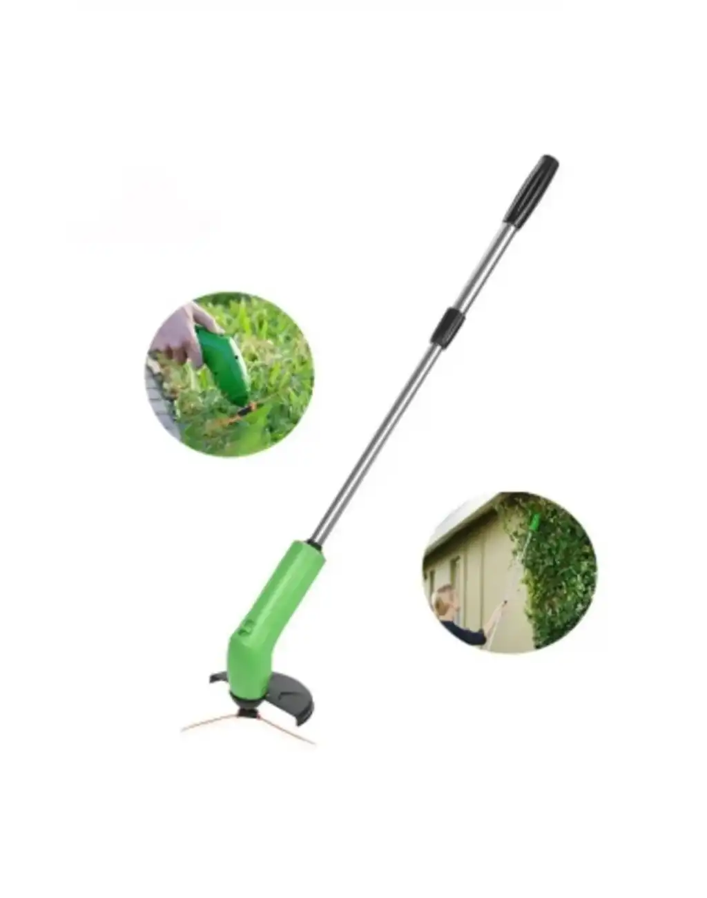 Portatif Mini Çok Fonkiyonlu Güçlü Kablo Gaz Gerektirmez Pilli Bağ Bahçe Çim Ot Biçme Aleti