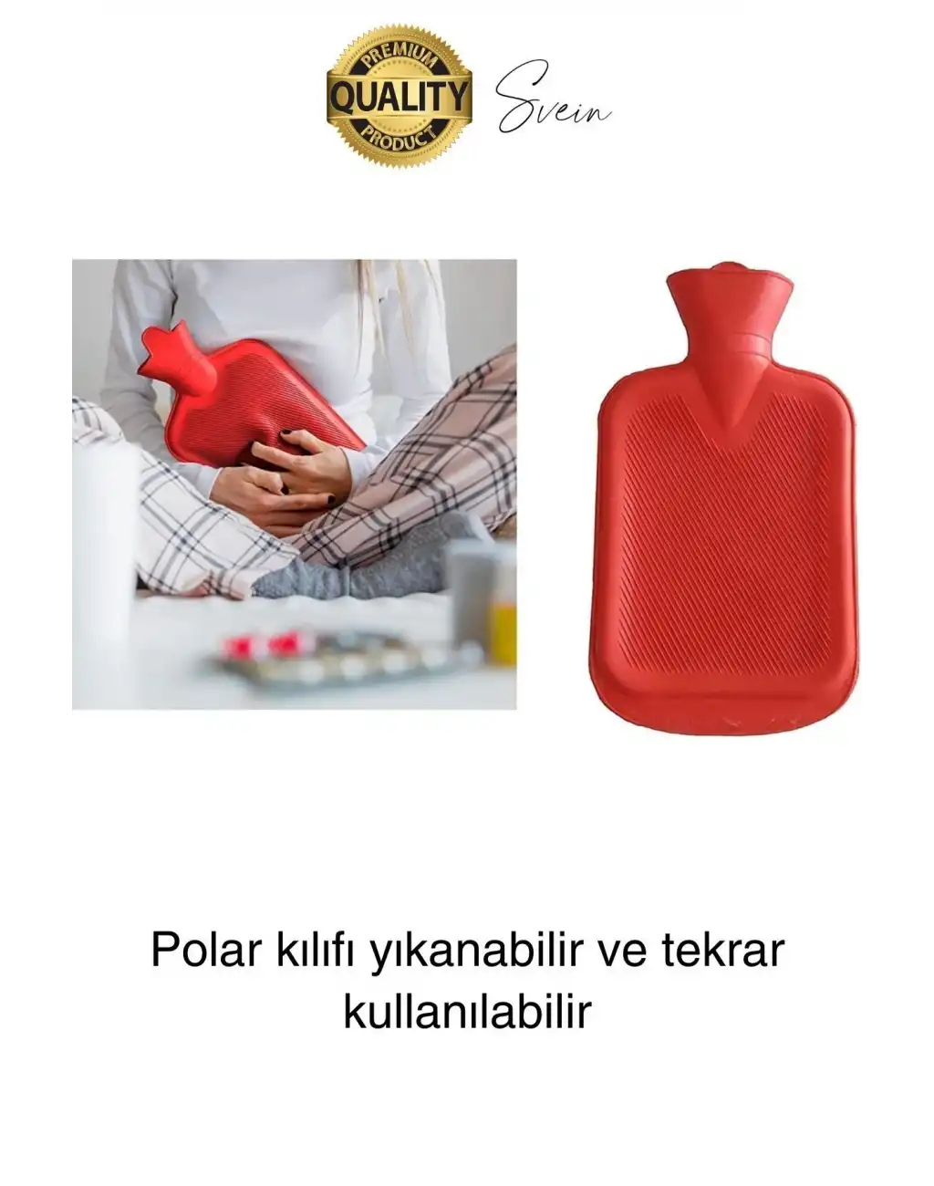 Büyük Boy El Ayak Isıtıcı Kauçuk Polar Kılıflı Sıcak Su Torbası Renkli Doğal Ağrı Rahatlatıcı 2 Lt