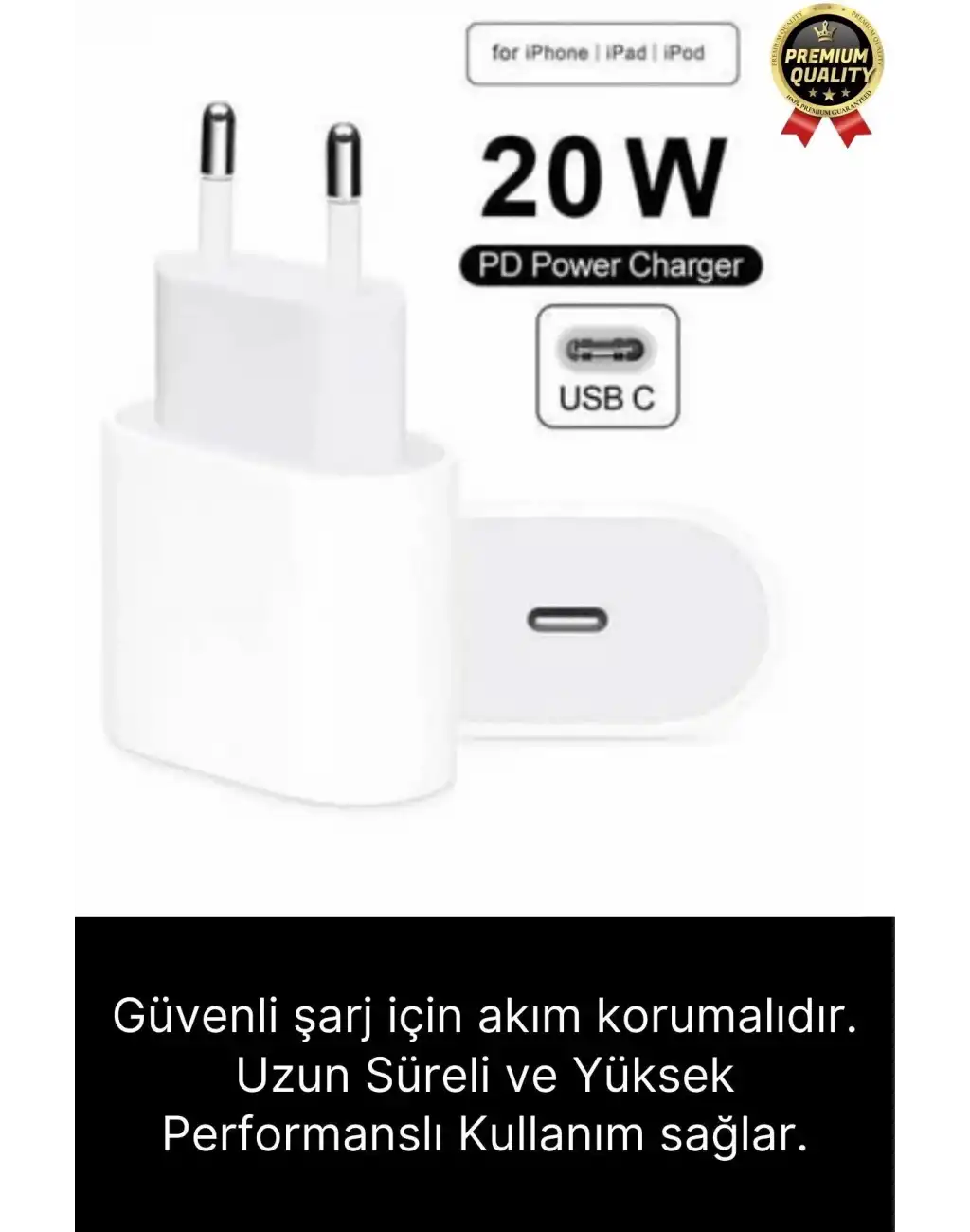 İphone Uyumlu Type-c Kablo 20w Hızlı Şarj Adaptörü Yeni Serilere Uygun 7 8 X 11 12 13 14 15 Plus Pro