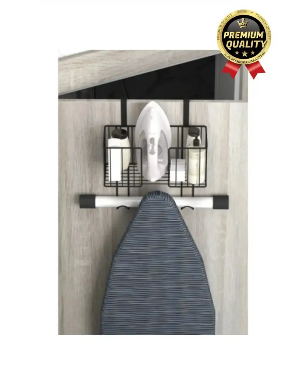 Çok Amaçlı Kapı Arkası Alan Tasarrufu Sağlayan Dayanıklı Kolay Montajlı Ütü Masası Asma Aparatı