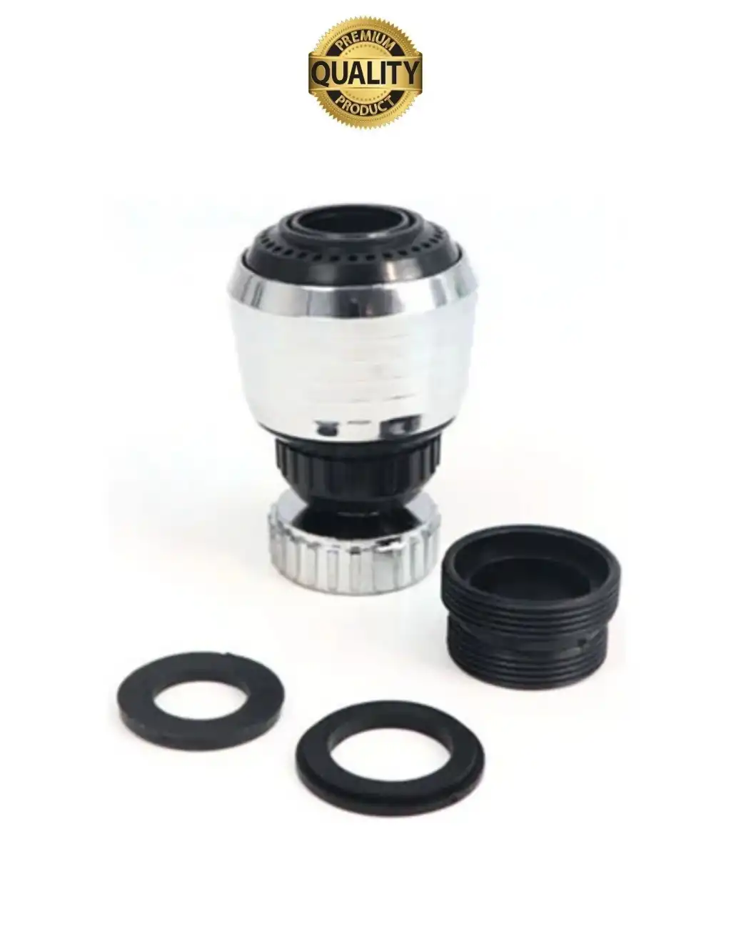 Premium 2 Modlu 360° Dönebilen Perlatör Başlığı Mutfak Lavabo Su Tasarrufu Musluk Ucu Şık Tasarım