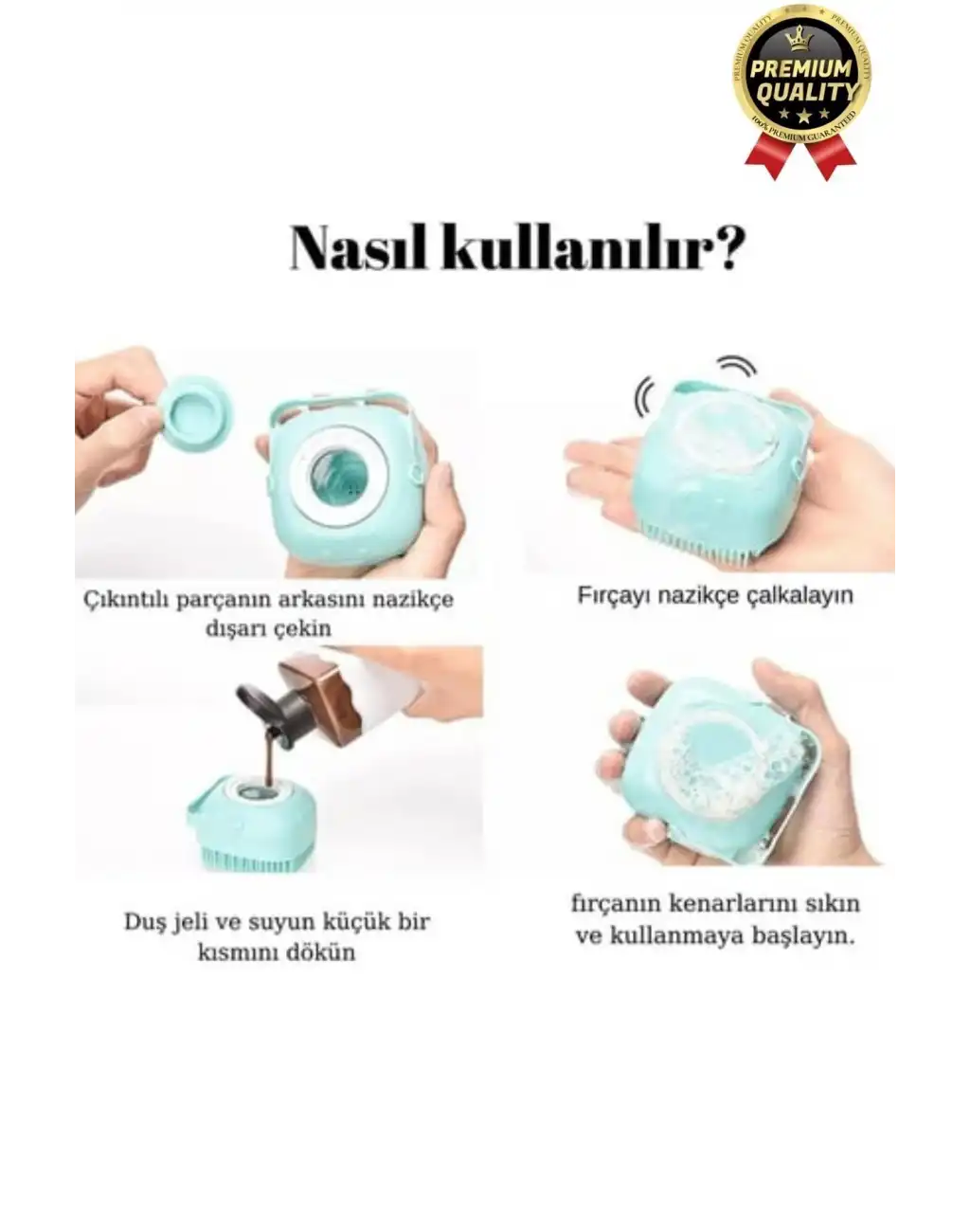 Çok Amaçlı Silikon Evcil Hayvan Bebek Çocuk Şampuan Hazneli Banyo Masaj Tarak Duş Fırçası Kesesi