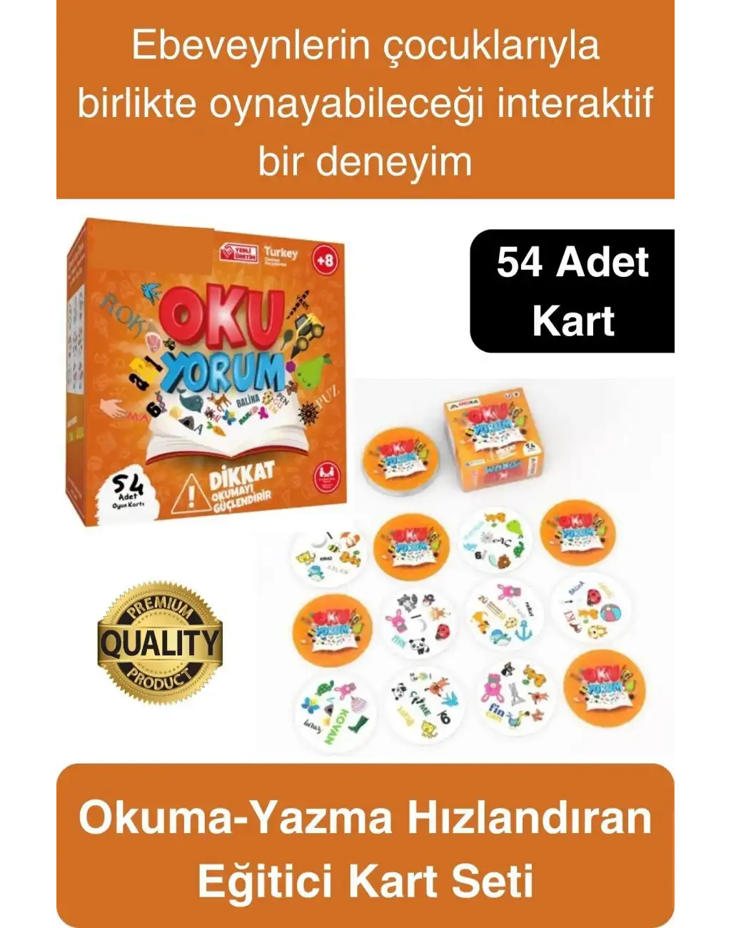 Oku Yorum Dikkat Oyunu Okuma Yazmayı Güçlendirir Hızlandırır Öğretici Eğitici Kutulu Zeka Beceri