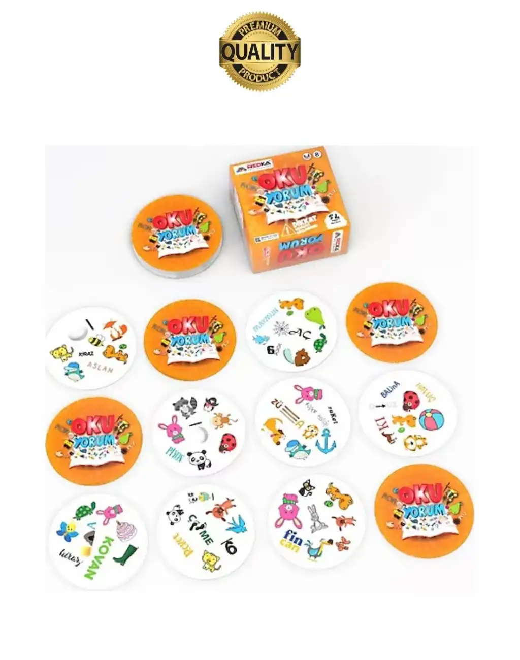 Oku Yorum Dikkat Oyunu Okuma Yazmayı Güçlendirir Hızlandırır Öğretici Eğitici Kutulu Zeka Beceri