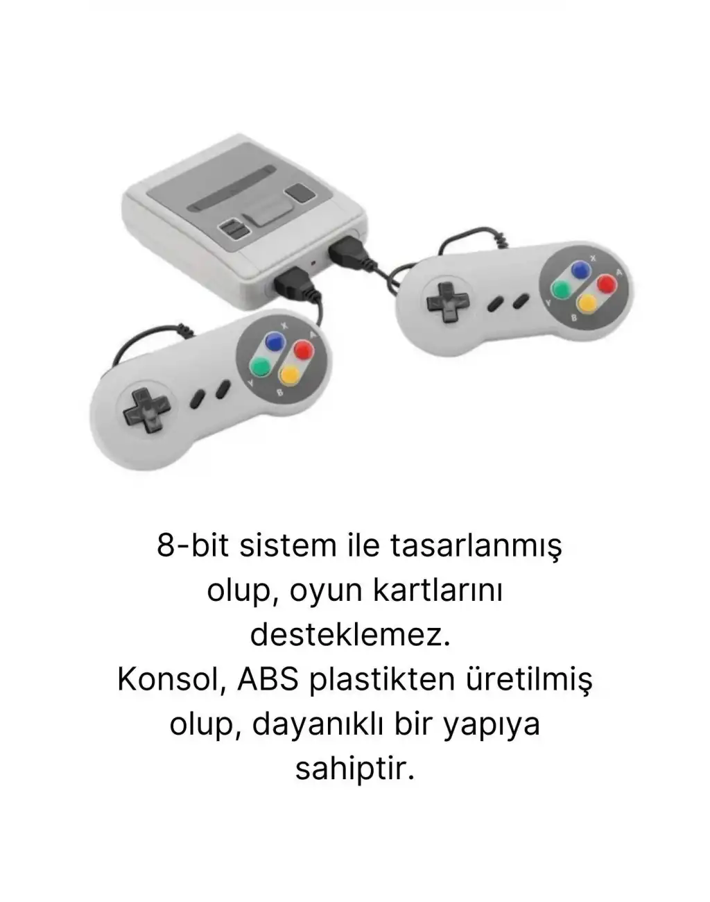 Premium HD Klasik 8 Bit 620 Oyunlu Televizyon Çift 2 Kontrol Kollu Nostalji Super Mini Retro Atari