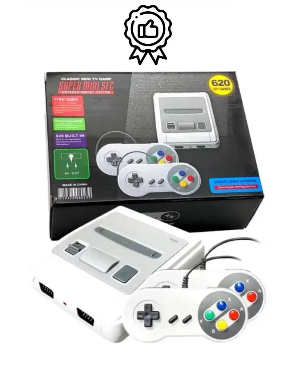 Premium HD Klasik 8 Bit 620 Oyunlu Televizyon Çift 2 Kontrol Kollu Nostalji Super Mini Retro Atari