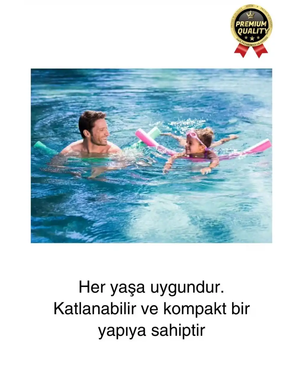 Renkli Dayanıklı Deniz Havuz Yüzme Makarnası Tatil Yüzücü Batmayan Sosis Köpüğü Yardımcı 1 Adet