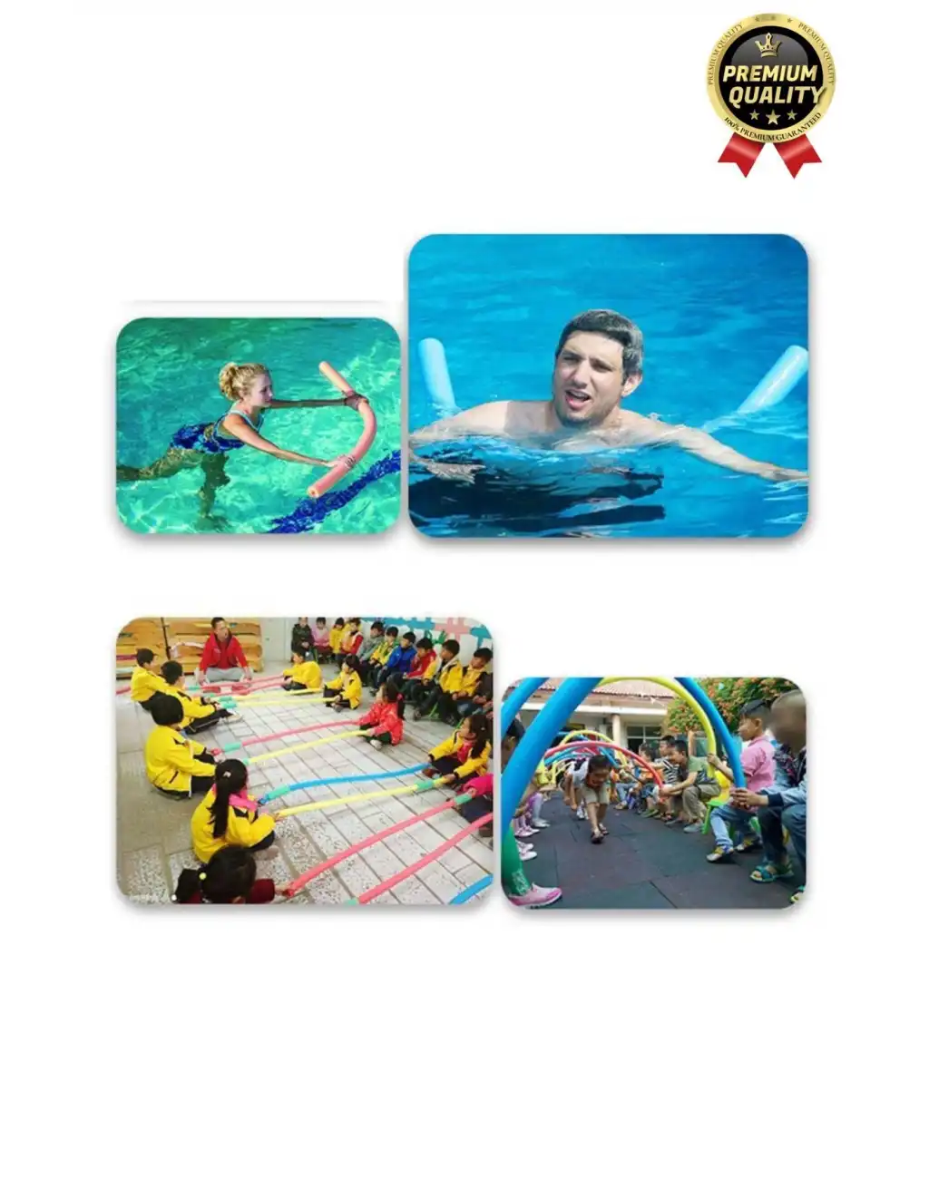 Renkli Dayanıklı Deniz Havuz Yüzme Makarnası Tatil Yüzücü Batmayan Sosis Köpüğü Yardımcı 1 Adet