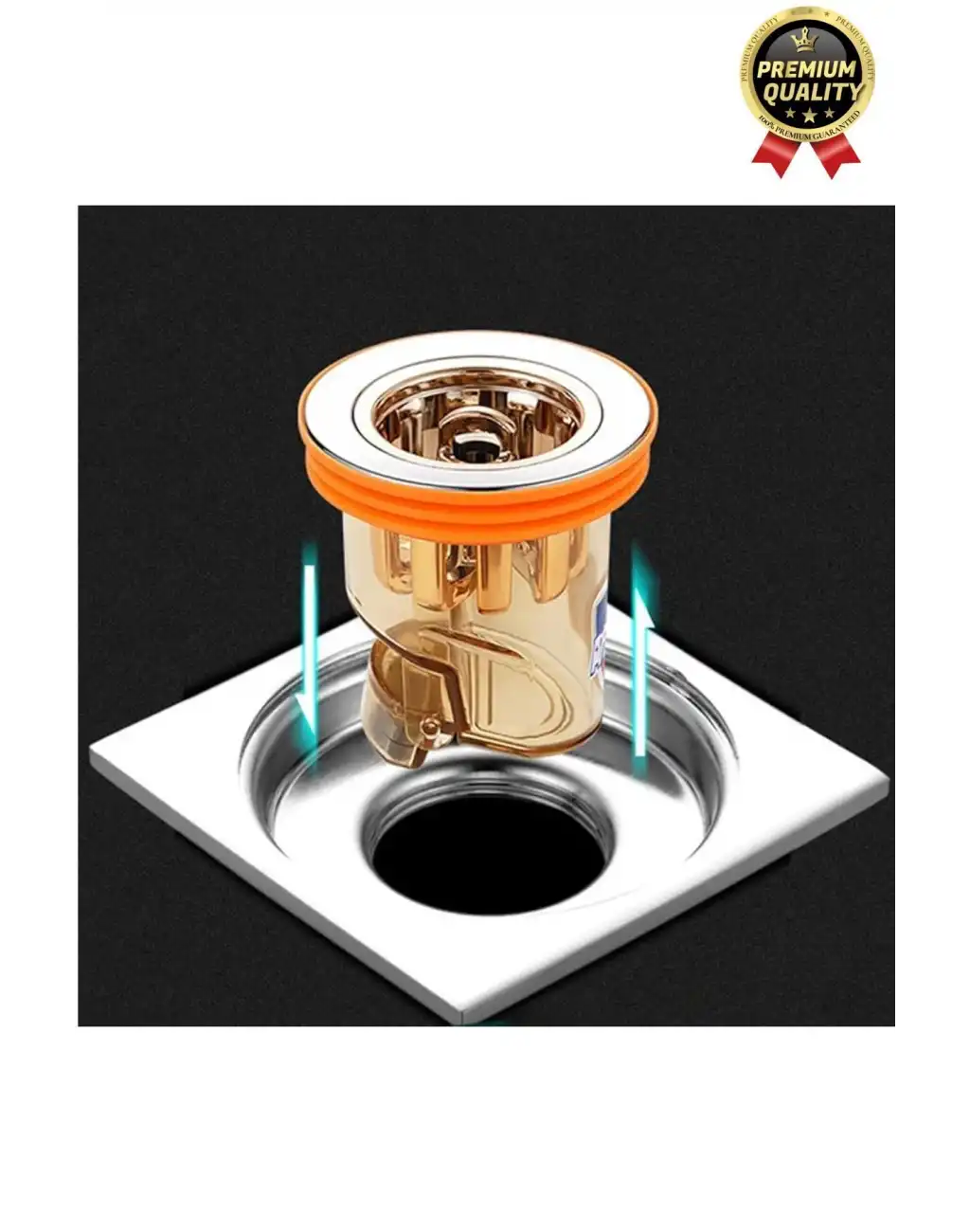 Özel Üretim Banyo Mutfak Küvet DN40-DN50 Borularıyla Uyumlu Koku ve Geri Akış Önleyici Gider Aparatı