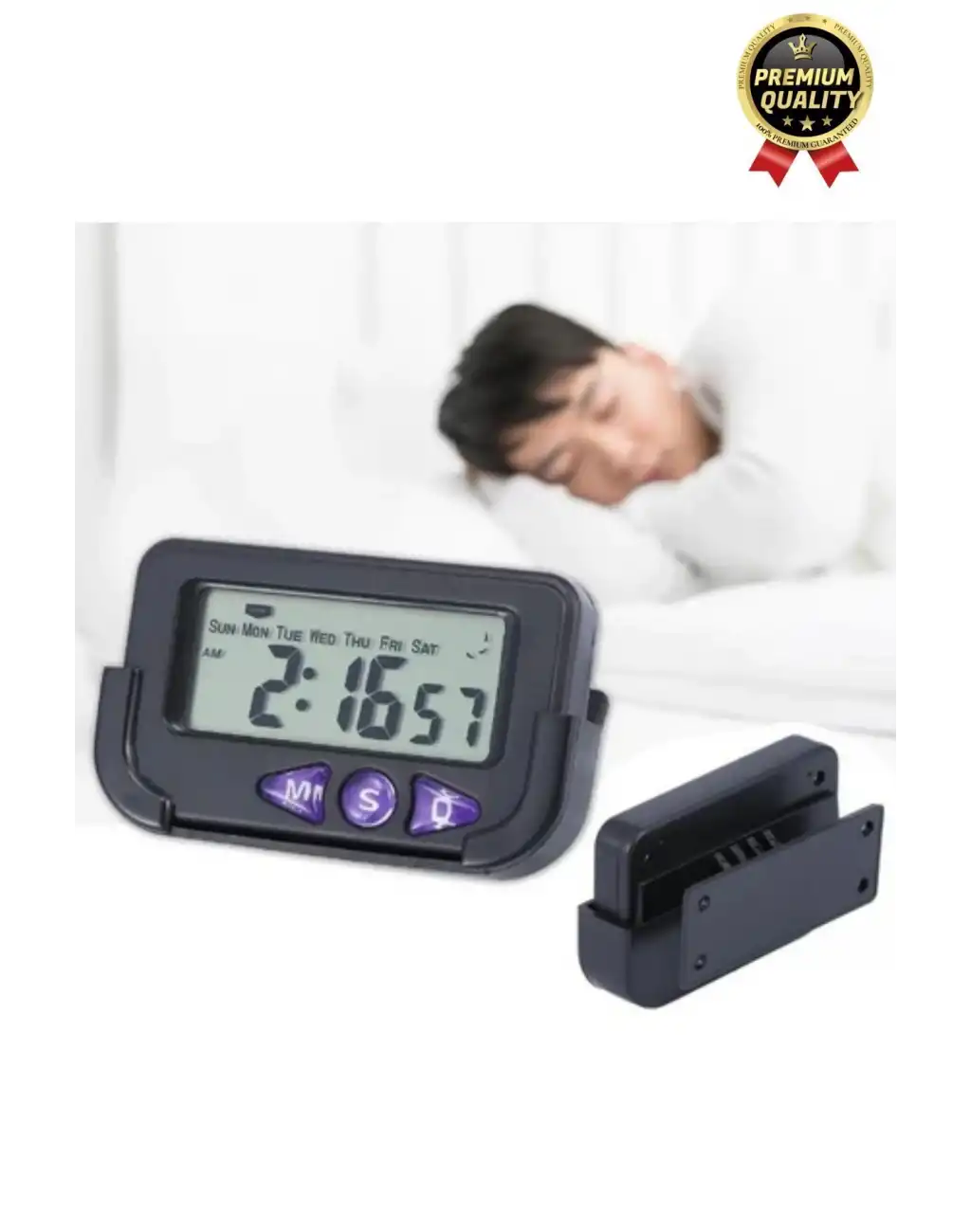 Çok Fonksiyonlu Kronometreli Alarmlı Tarih Göstergeli Masaüstü Ders Sınav Çalışma Mini Dijital Saat