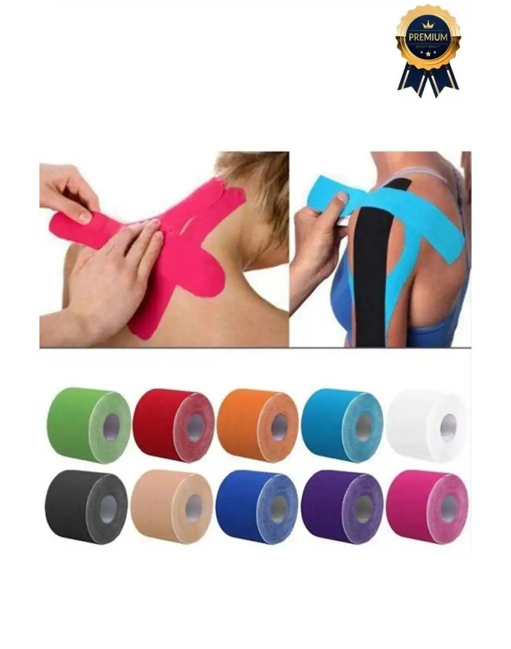 Hızlı Etkili Ten Rengi Bel Diz Omuz Boyun Sırt Bacak Kas Eklem Kinezyo IsıI Bandı 5cm x 5m