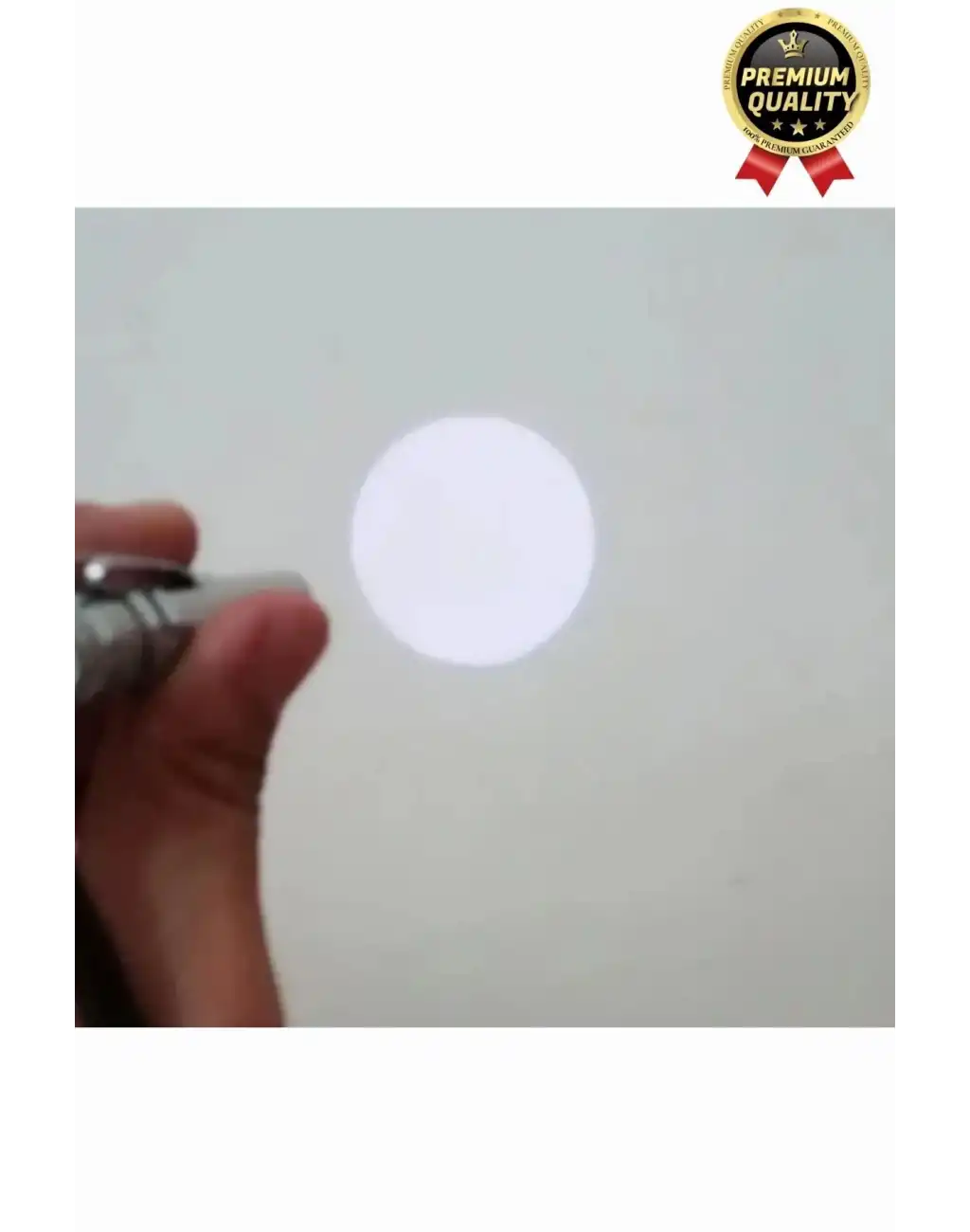 Çok Amaçlı 50 Metre Menzilli Tek Modlu Beyaz 1 Pille Çalışan Kamp Ev Mini Kalem Cep Boyu El Feneri