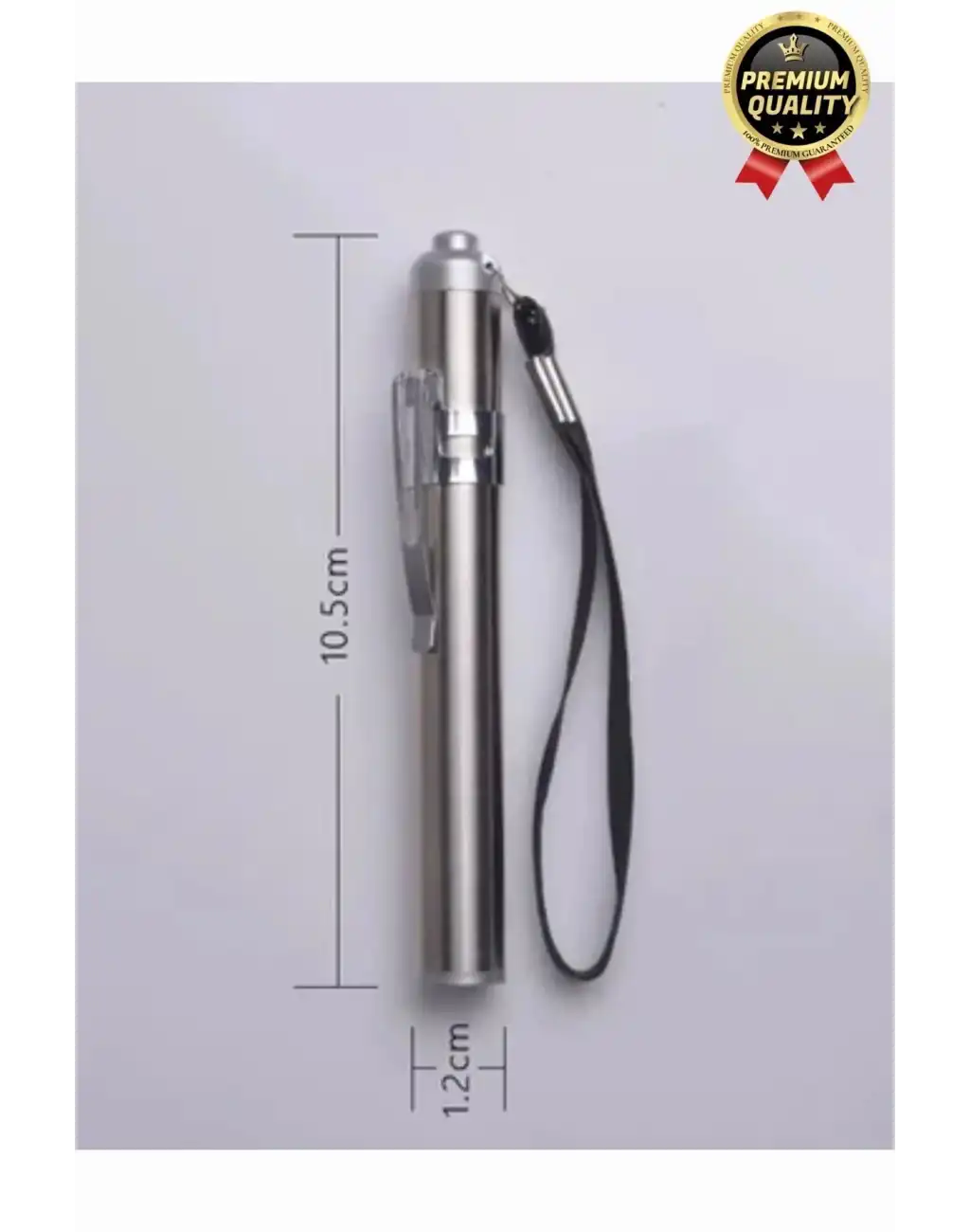 Çok Amaçlı 50 Metre Menzilli Tek Modlu Beyaz 1 Pille Çalışan Kamp Ev Mini Kalem Cep Boyu El Feneri