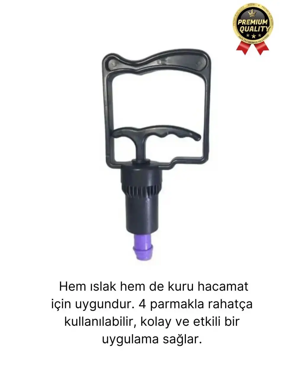 Kaliteli Dayanıklı Tüm Kupalara Uyumlu Islak Kuru Kullanım 4 Parmak Hacamat Çekme Vakum Pompası