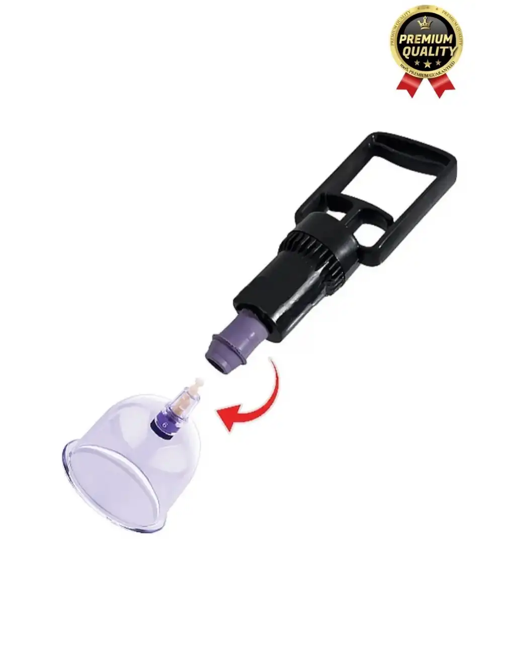 Kaliteli Dayanıklı Tüm Kupalara Uyumlu Islak Kuru Kullanım 2 Parmak Hacamat Çekme Vakum Pompası