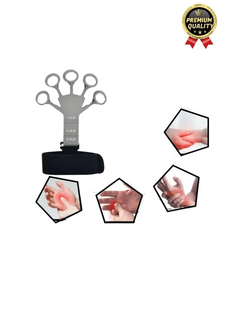 Pratik Silikon El Bilek Parmak Kol Kas Güçlendirici Geliştirici Fizik Tedavi Egzersiz Lastik Kayışı