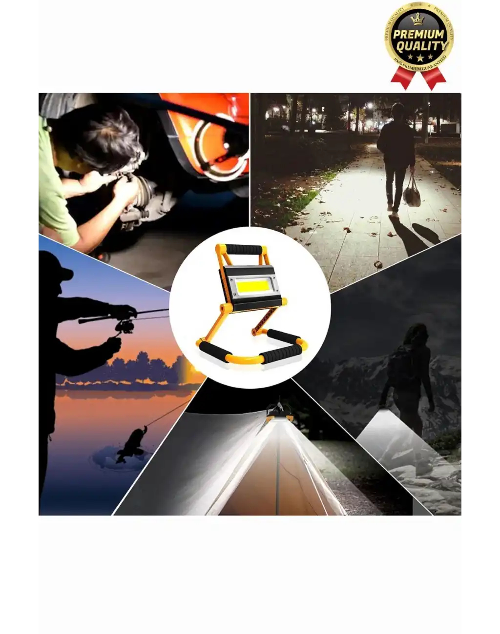 Özel Üretim Taşınabilir 3 Modlu 6500K Renk Sıcaklığı 20W Led 1300 Lümen Ayaklı Projektör Aydınlatma