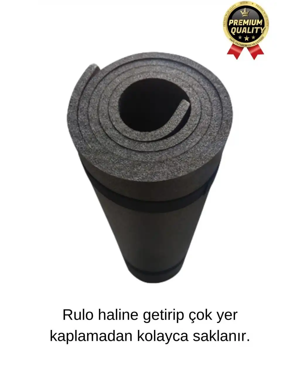 Ultra Konfor Taşıma Askılı Kalın Kaymaz Antibakteriyel Meditasyon Pilates Minderi Yoga Matı 6,5mm