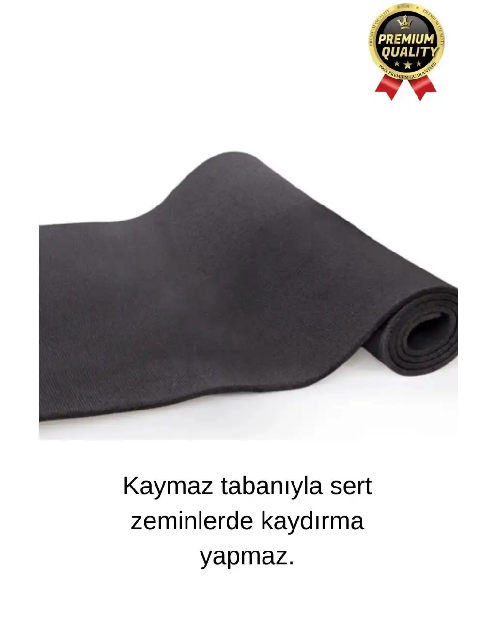 Ultra Konfor Taşıma Askılı Kalın Kaymaz Antibakteriyel Meditasyon Pilates Minderi Yoga Matı 6,5mm