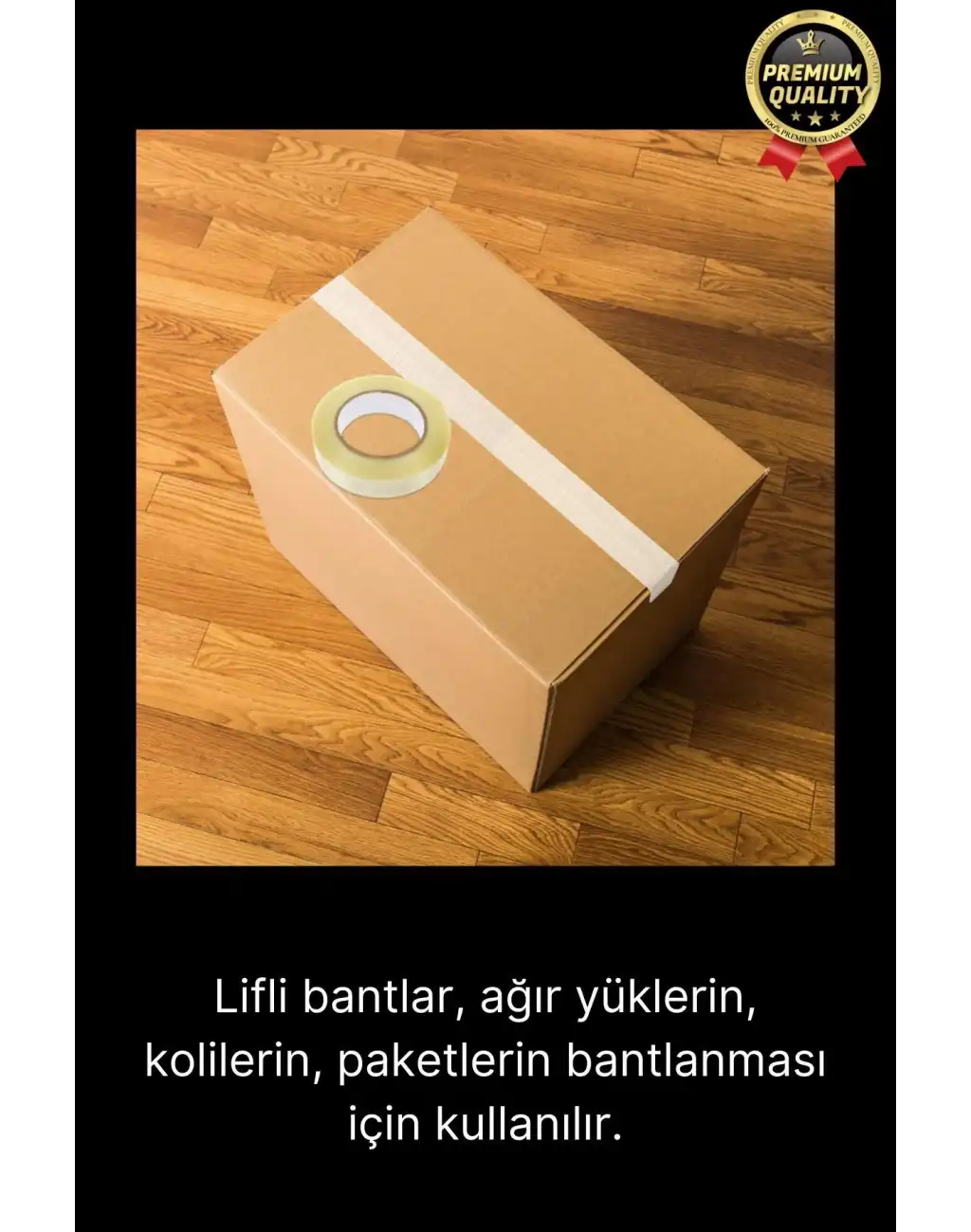 Kolay Kullanım Çok Güçlü Kopmaz Yüksek Mukavemetli İz Bırakmayan Ağ İp Takviyeli Koli Bandı - 5 Adet