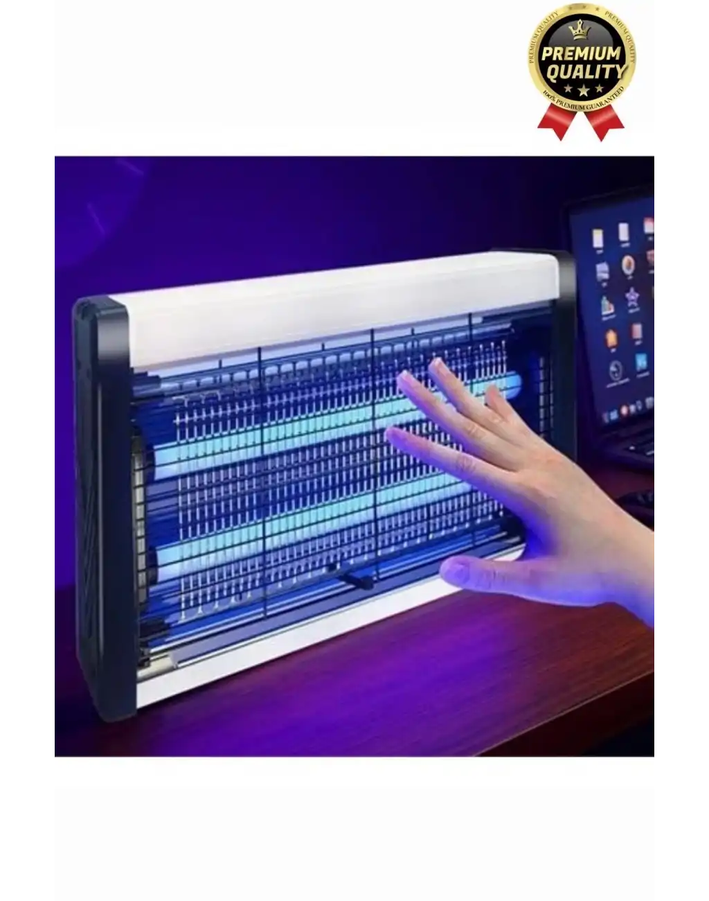 Çift Florasan Yüksek Güç Sessiz Zincir Askılı Sineksavar Elektrikli Uv Sivrisinek Öldürücü Kovucu