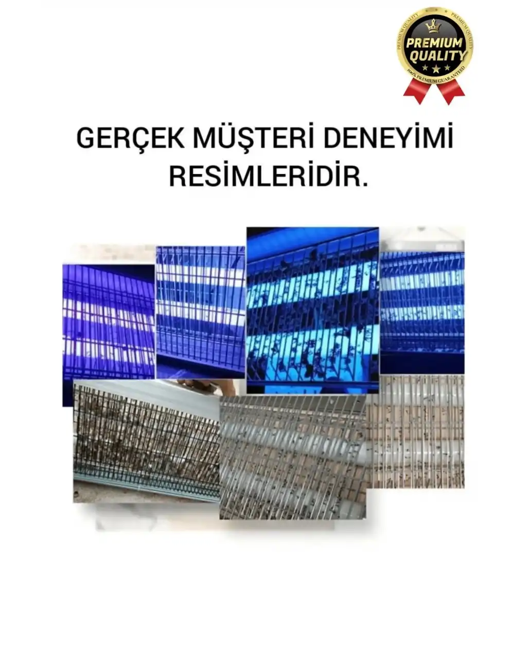 Çift Florasan Yüksek Güç Sessiz Zincir Askılı Sineksavar Elektrikli Uv Sivrisinek Öldürücü Kovucu