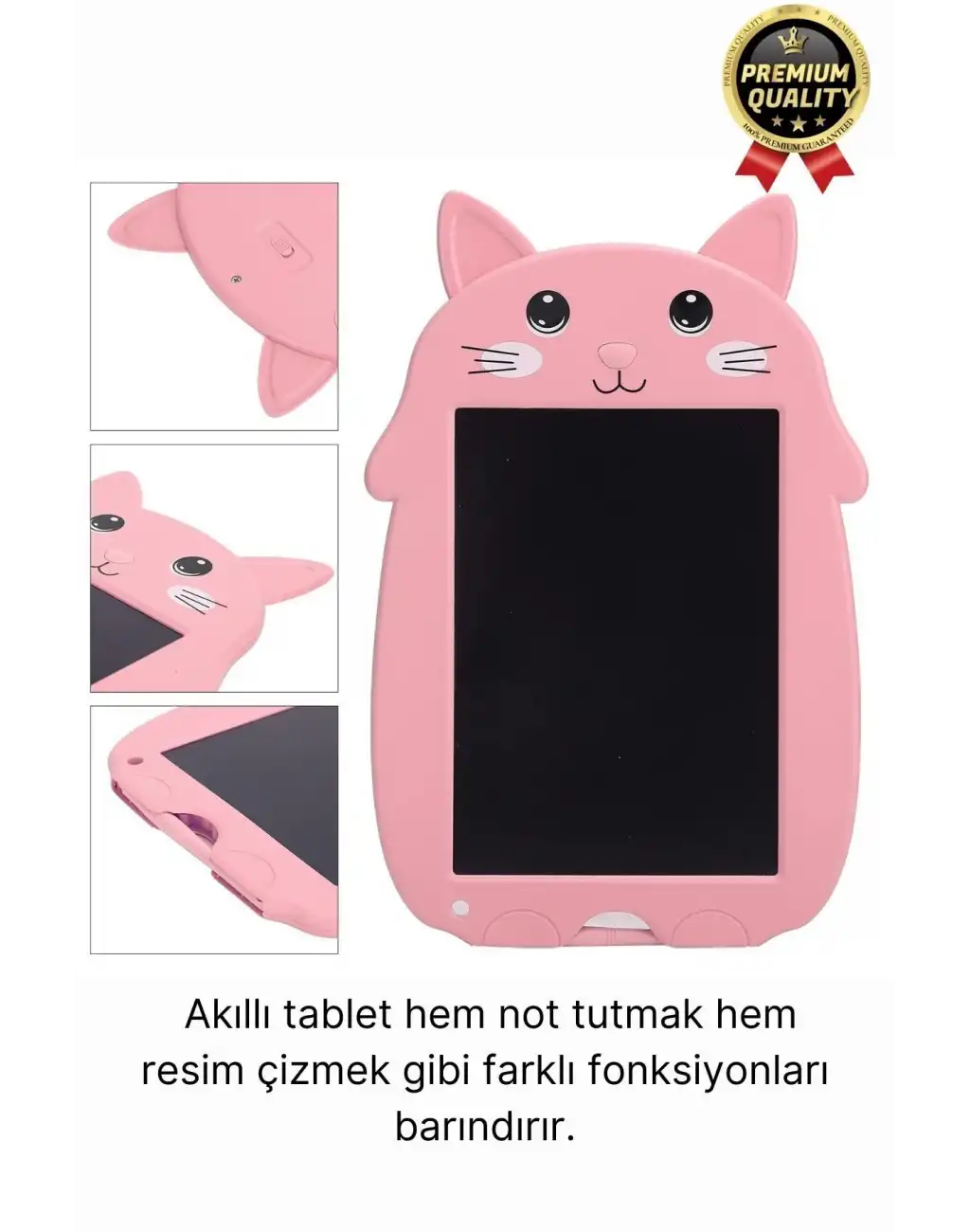 Kolay Kullanım Dayanıklı Lcd Ekran Kalemli Dijital Akıllı Ayıcıklı Yazı Boyama Çizim Tableti 8,5 Inç