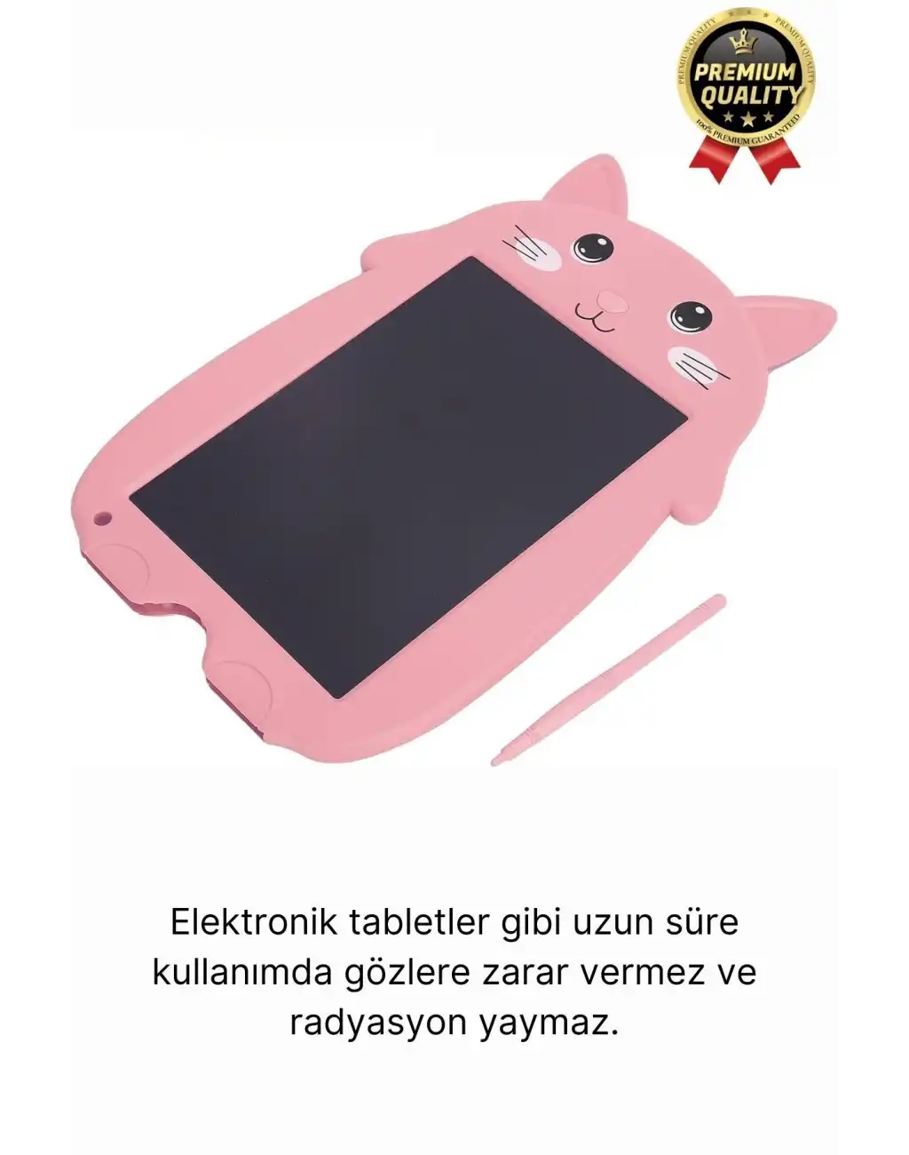 Kolay Kullanım Dayanıklı Lcd Ekran Kalemli Dijital Akıllı Ayıcıklı Yazı Boyama Çizim Tableti 8,5 Inç