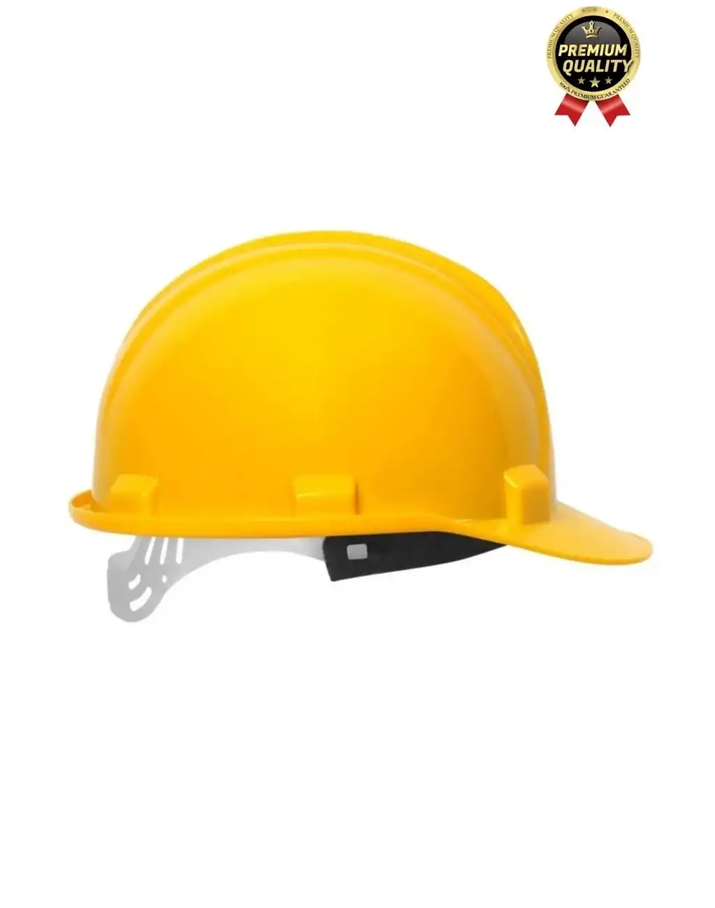 Premium Dayanıklı Konforlu CE Belgeli Ter Bantlı Şantiye İnşaat İş Güvenliği Sarı Emniyet Bareti