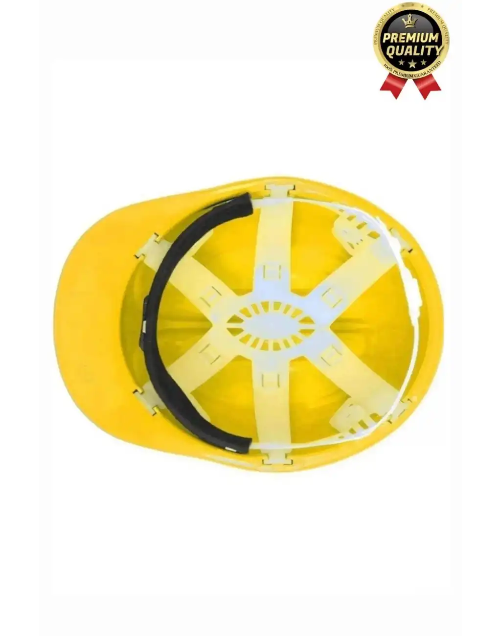 Premium Dayanıklı Konforlu CE Belgeli Ter Bantlı Şantiye İnşaat İş Güvenliği Sarı Emniyet Bareti