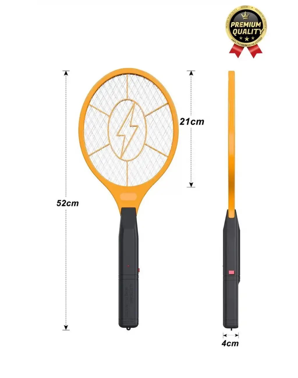 Premium Uv Işıklı Şarjlı Elektrikli Sinek Sivrisinek Böcek ve Haşere Kovucu Öldürücü Avlama Raketi