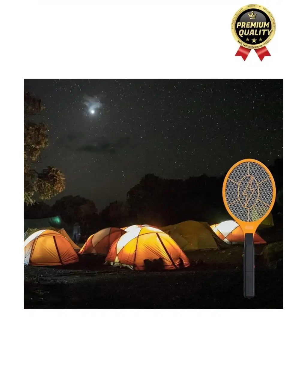 Premium Uv Işıklı Şarjlı Elektrikli Sinek Sivrisinek Böcek ve Haşere Kovucu Öldürücü Avlama Raketi