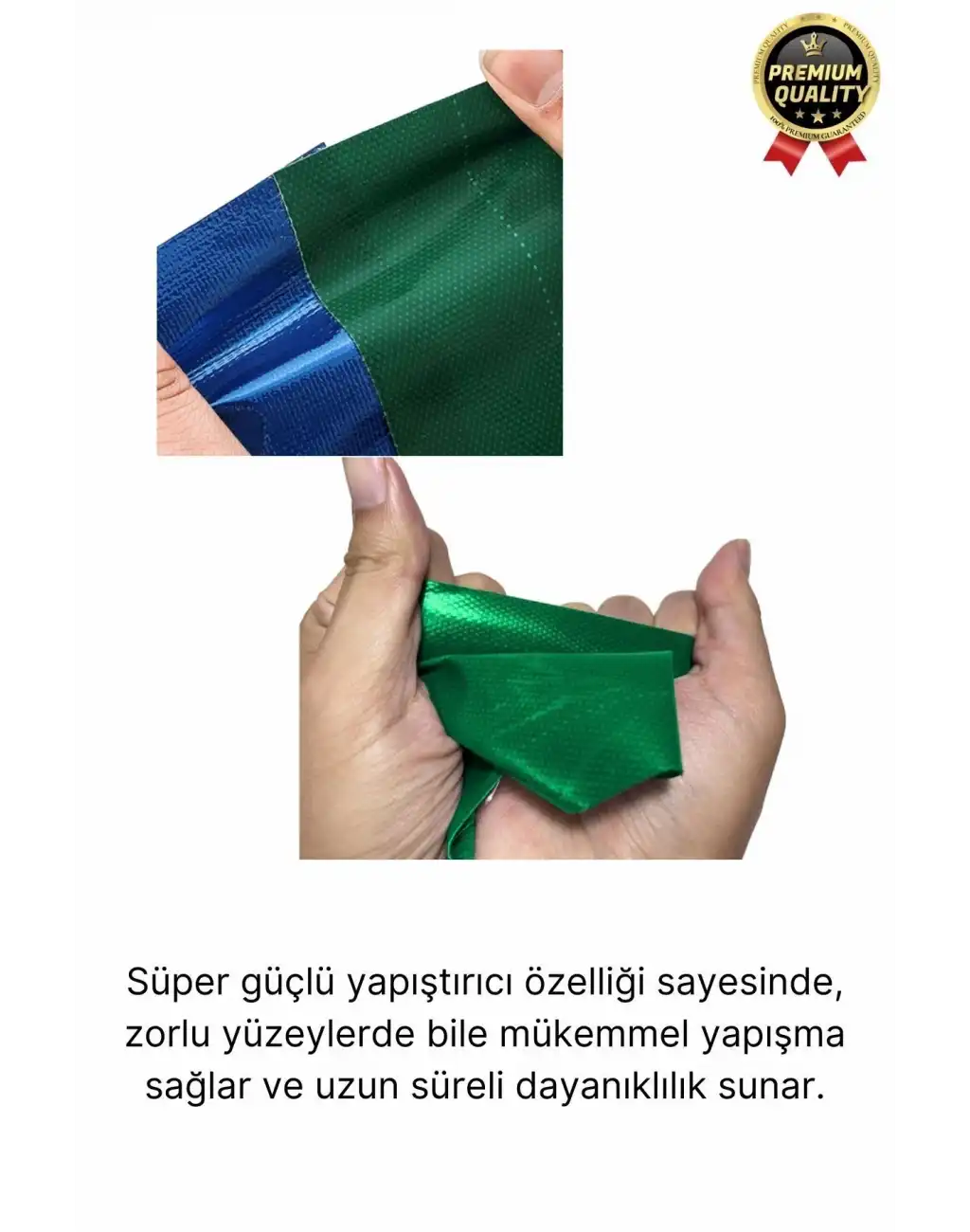 Premium Dayanıklı Süper Güçlü Su Geçirmez Sızdırmaz Yeşil Tamir ve İzolasyon Bandı 48mm x 10m-3 Adet