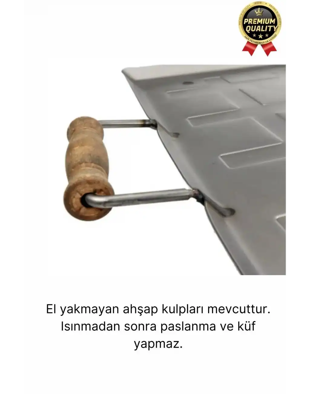 Özel Üretim Yapışmaz Ahşap Kulplu Yufka Ekmek Gözleme Hamur Mangal Izgara Ocak Üstü Pişirme Sacı