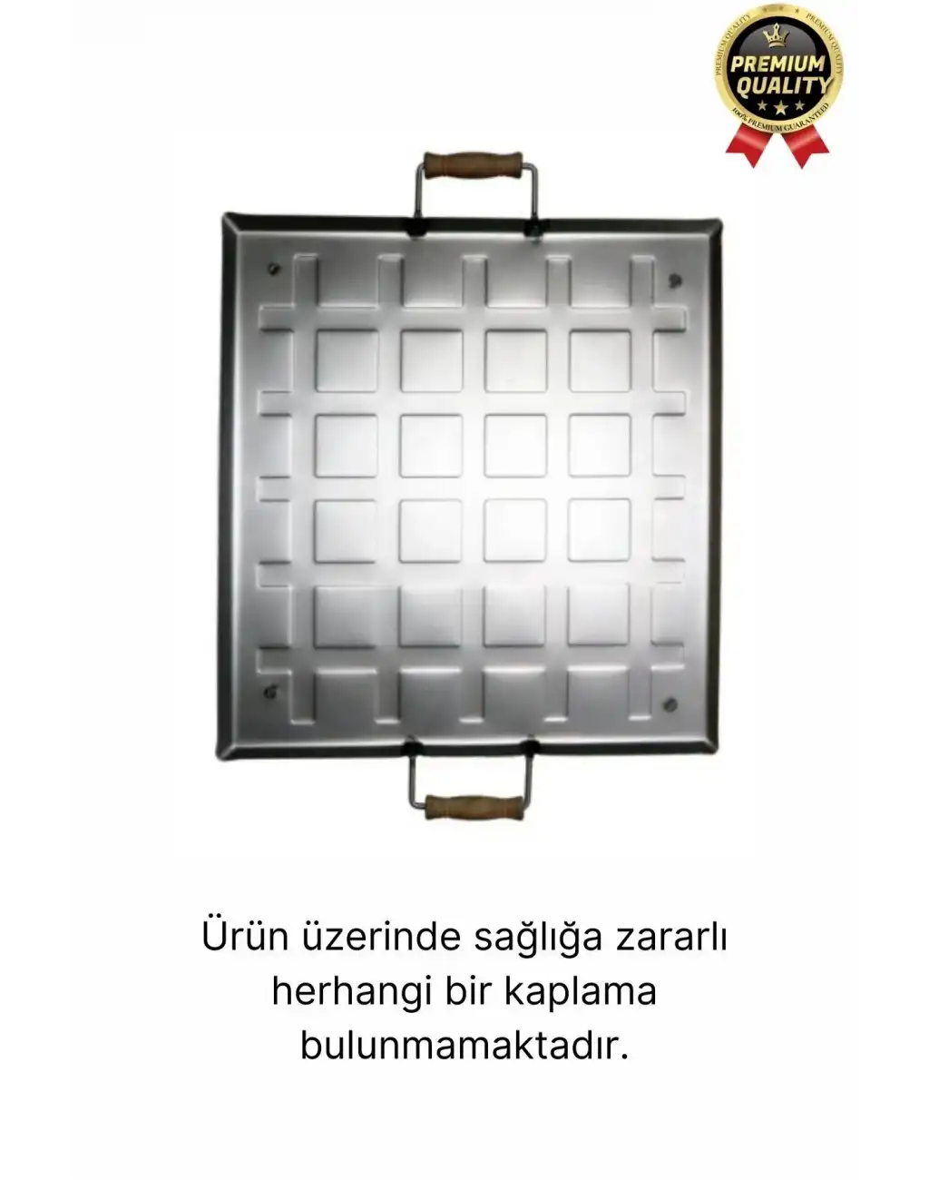 Özel Üretim Yapışmaz Ahşap Kulplu Yufka Ekmek Gözleme Hamur Mangal Izgara Ocak Üstü Pişirme Sacı