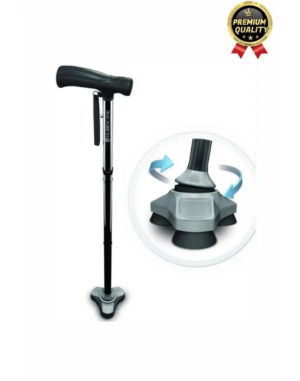 Çok Fonksiyonlu Kaymaz Ayaklı Katlanabilir Dağçı Ve Yaşlılar İçin Led Işıklı Fenerli Yürüyüş Bastonu