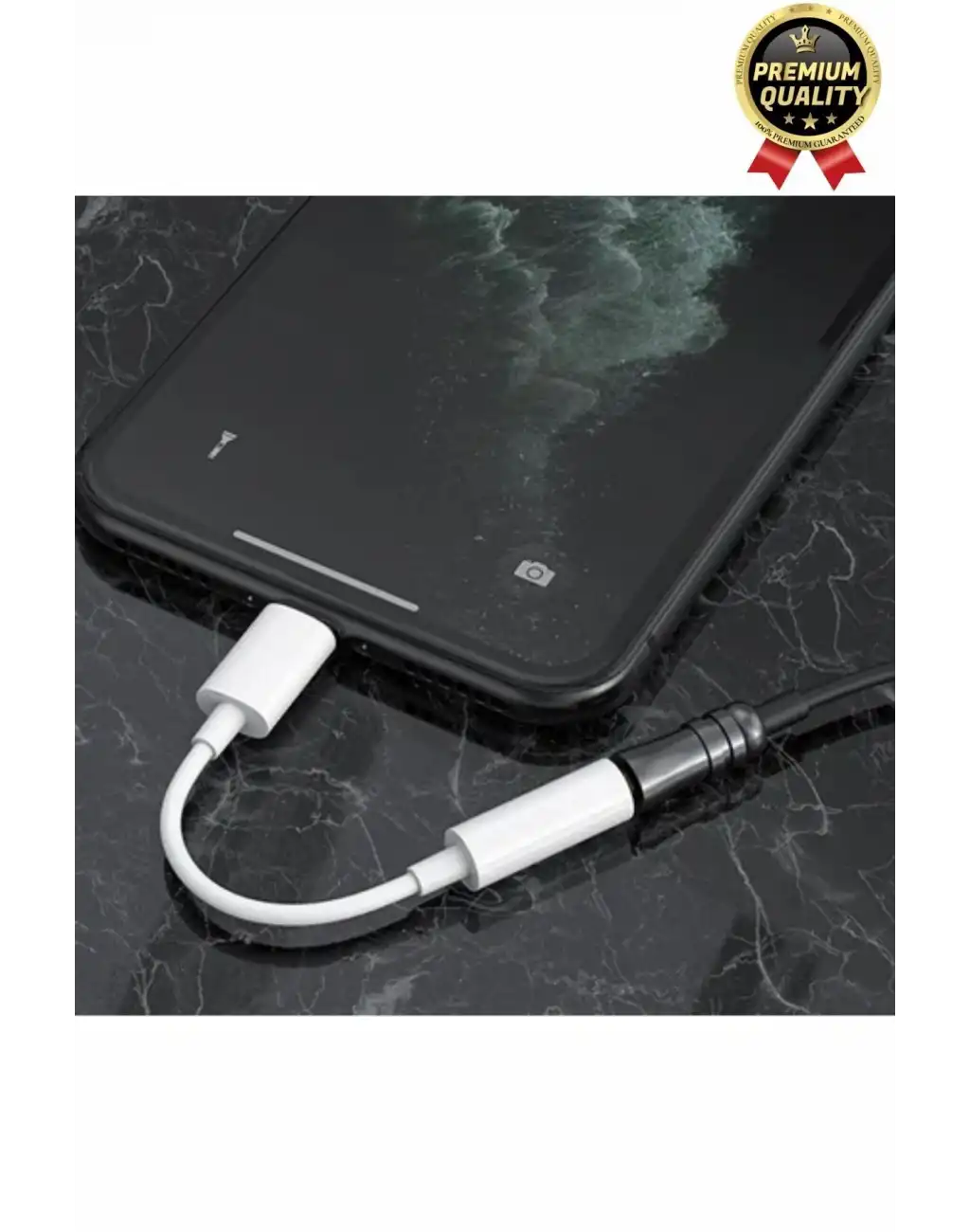 Premium Iphone 15 14 13 12 11 X 8 7 Plus Ipad Kulaklık Uyumlu Lightning Aux Çevirici Dönüştürücü