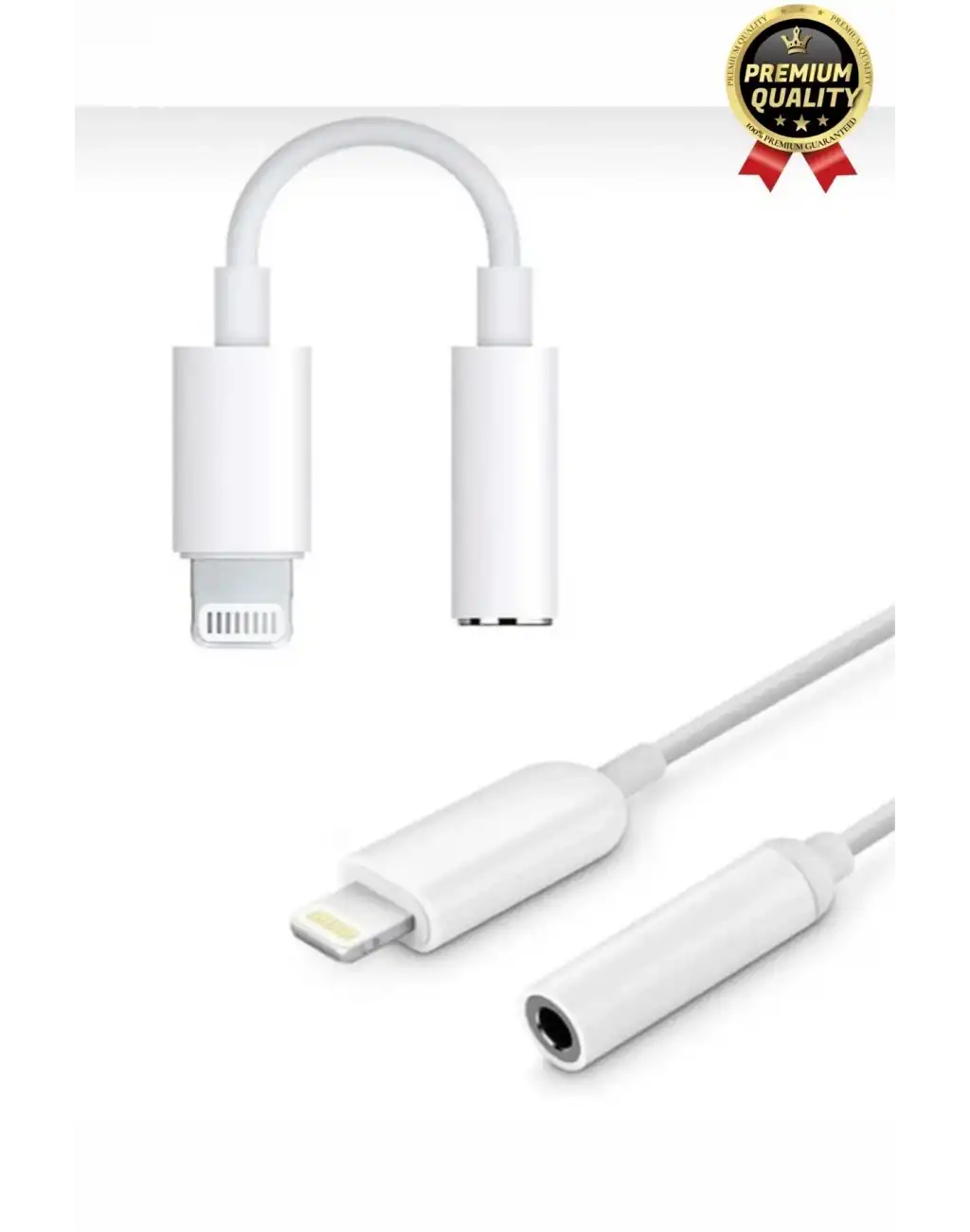 Premium Iphone 15 14 13 12 11 X 8 7 Plus Ipad Kulaklık Uyumlu Lightning Aux Çevirici Dönüştürücü