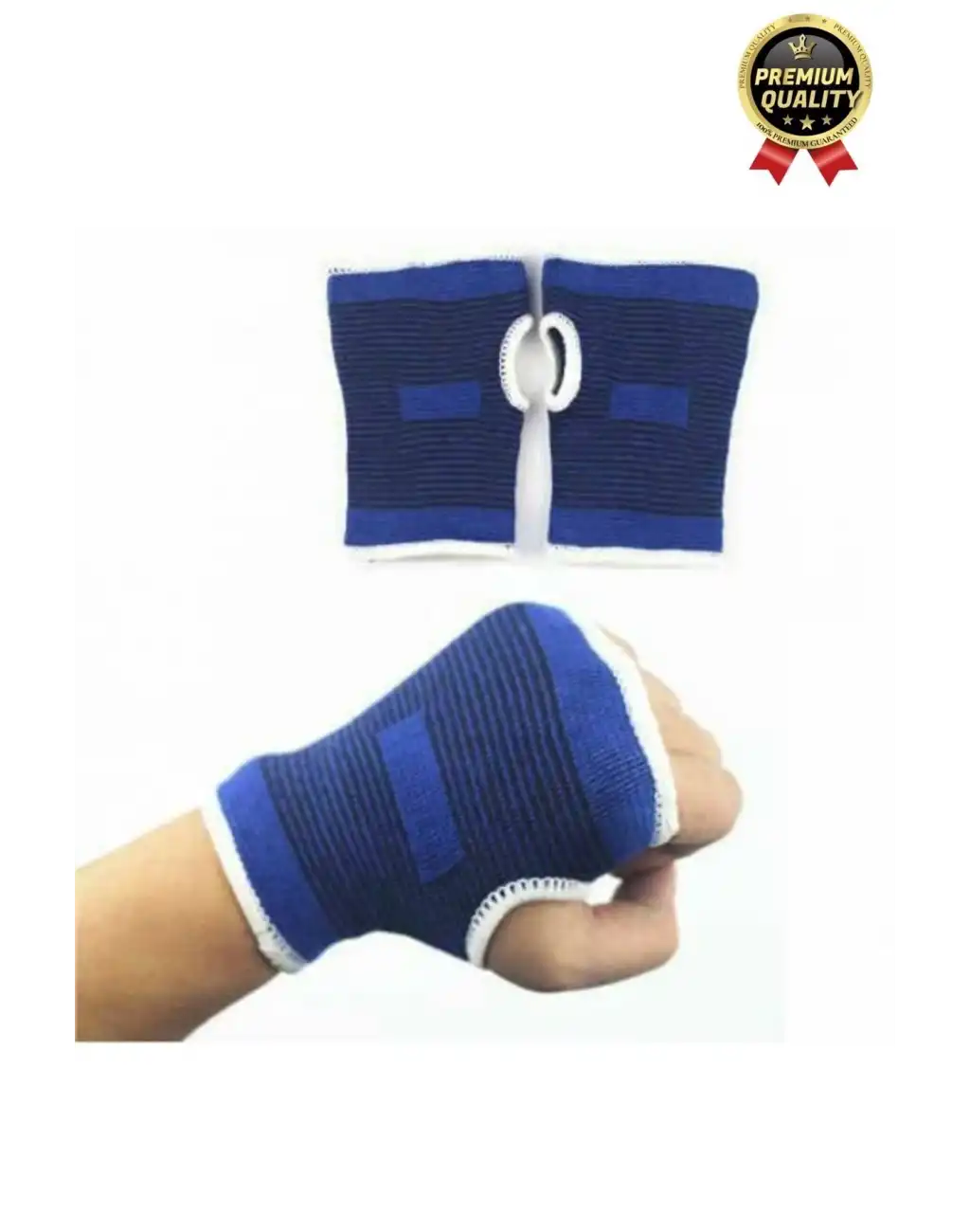 Premium Elastik 1 Çift Fitness Voleybol Avuç İçi Baş Parmak Bilek Destek Bandı Sporcu El Bilekliği