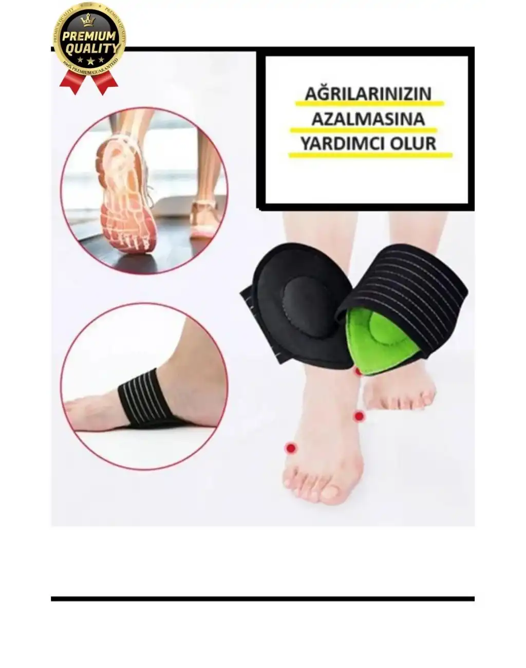 Esnek Yumuşak Çok Ayakta Kalma Yoğun İş Boşluk Destekleyici Anti Stres Ayak Tabanlığı-1 Adet