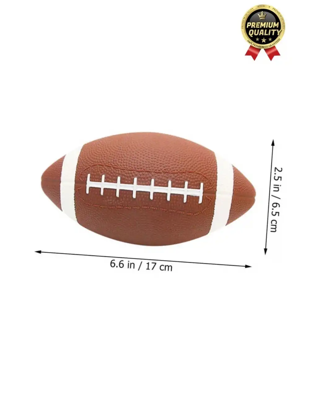 Profesyonel Dayanıklı Maç Antreman Spor Genç Eğlence Oyun Rugby Kauçuk Amerikan Futbol Topu - 1 Adet