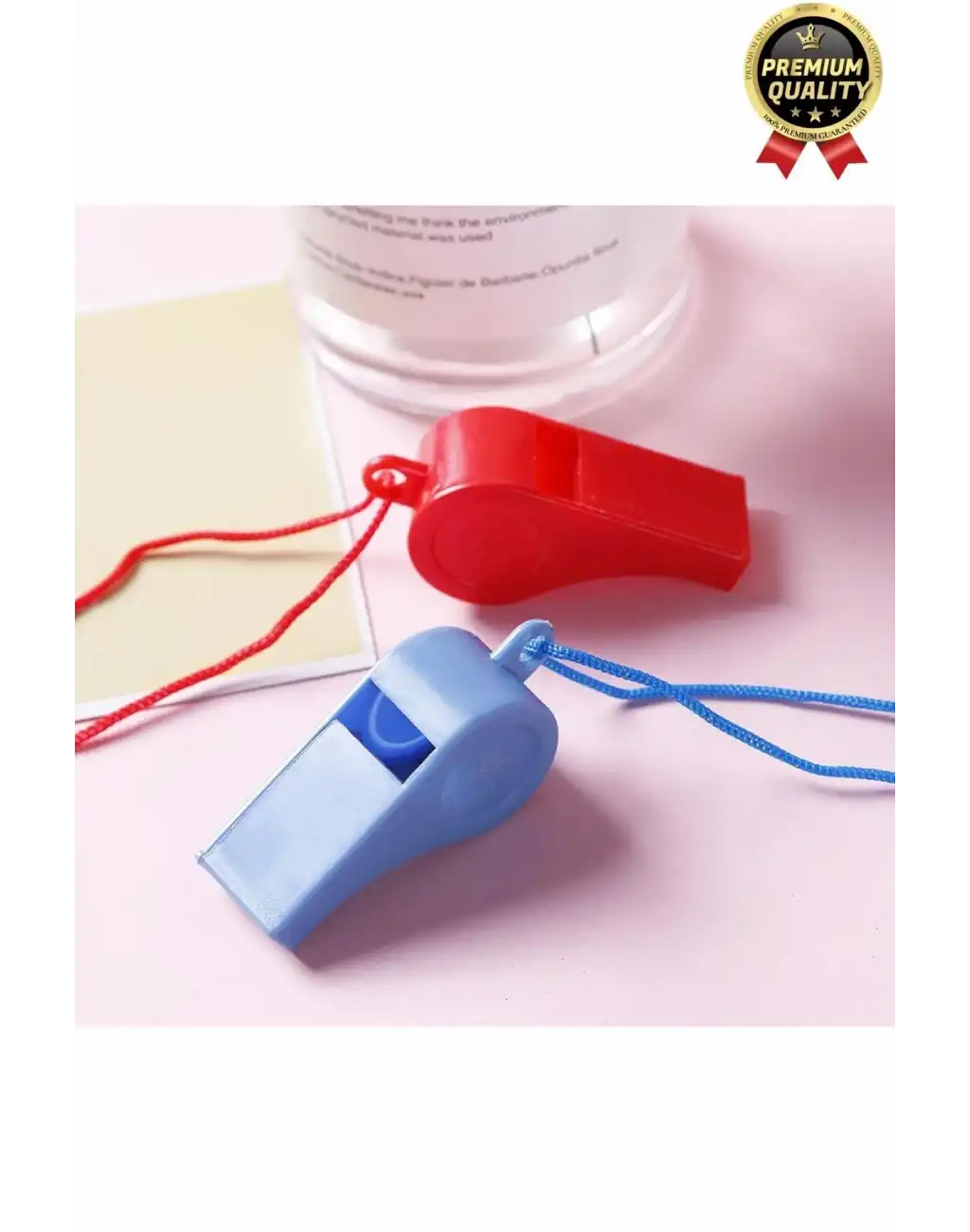 Çok Amaçlı Yüksek Sesli Renkli Kamp Av Spor Deprem Çağrı Hakem Plastik Acil Durum Düdüğü - 1 Adet