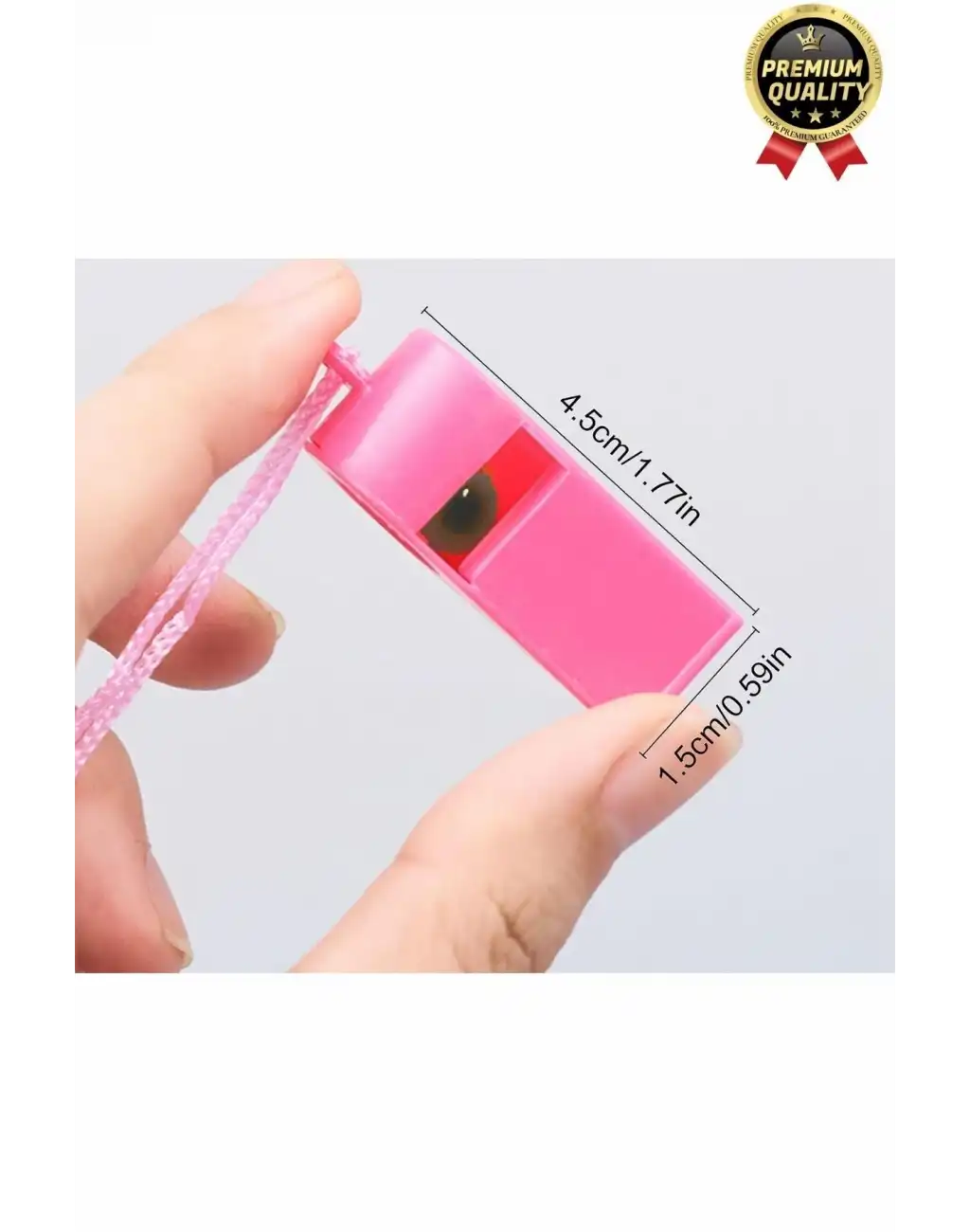 Çok Amaçlı Yüksek Sesli Renkli Kamp Av Spor Deprem Çağrı Hakem Plastik Acil Durum Düdüğü - 1 Adet