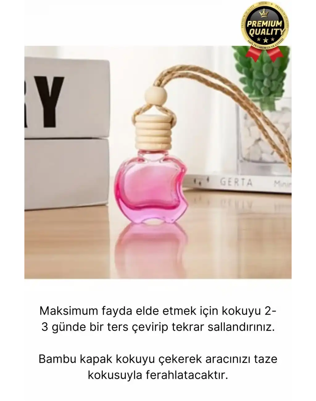 Yüksek Kalite 30 Gün Kalıcı Taze Ferah Hava Sakız Kokulu Araba Araç İçi Dikiz Aynası Oto Kokusu 8 ml