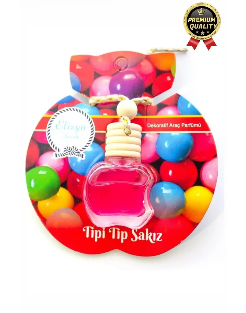 Yüksek Kalite 30 Gün Kalıcı Taze Ferah Hava Sakız Kokulu Araba Araç İçi Dikiz Aynası Oto Kokusu 8 ml